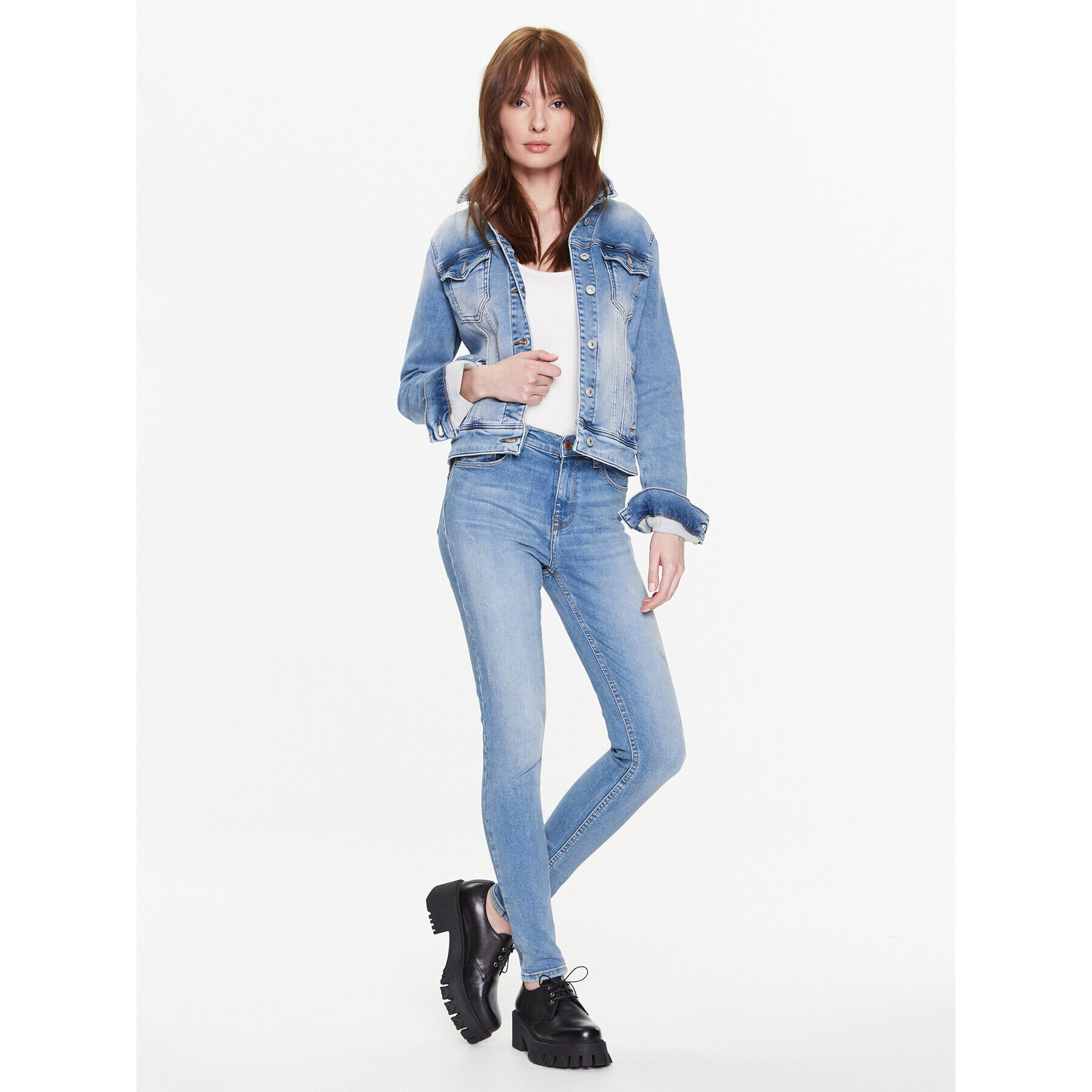 LTB Blugi Amy X 51537 14899 Albastru Skinny Fit - Pled.ro