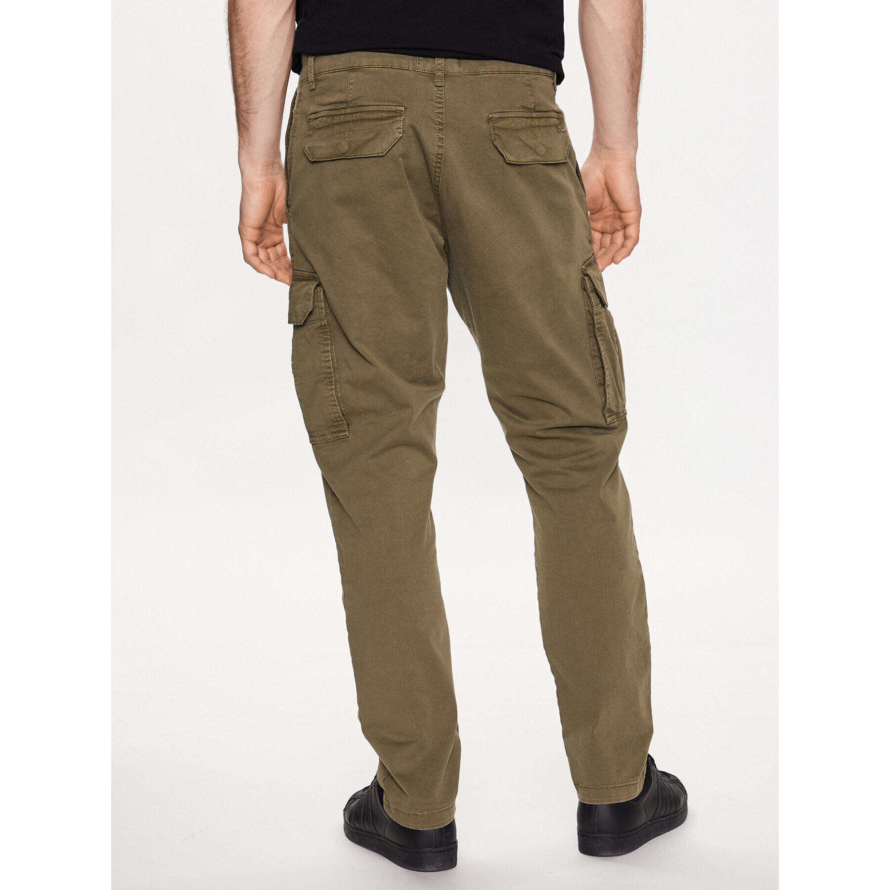 LTB Pantaloni din material Solaca 47011 25001 Verde Regular Fit - Pled.ro