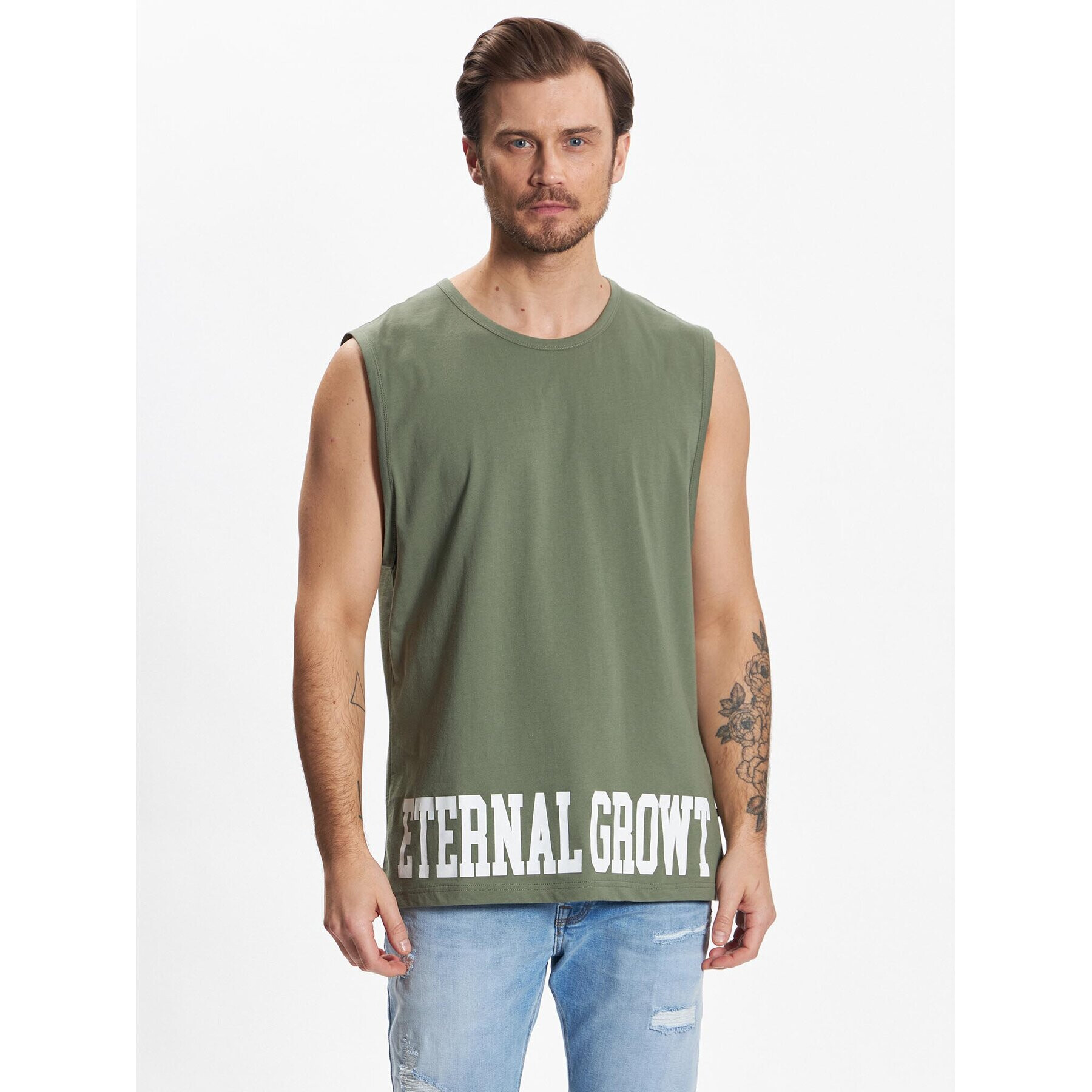 LTB Tank top Saceye 84003 6089 Verde Regular Fit - Pled.ro