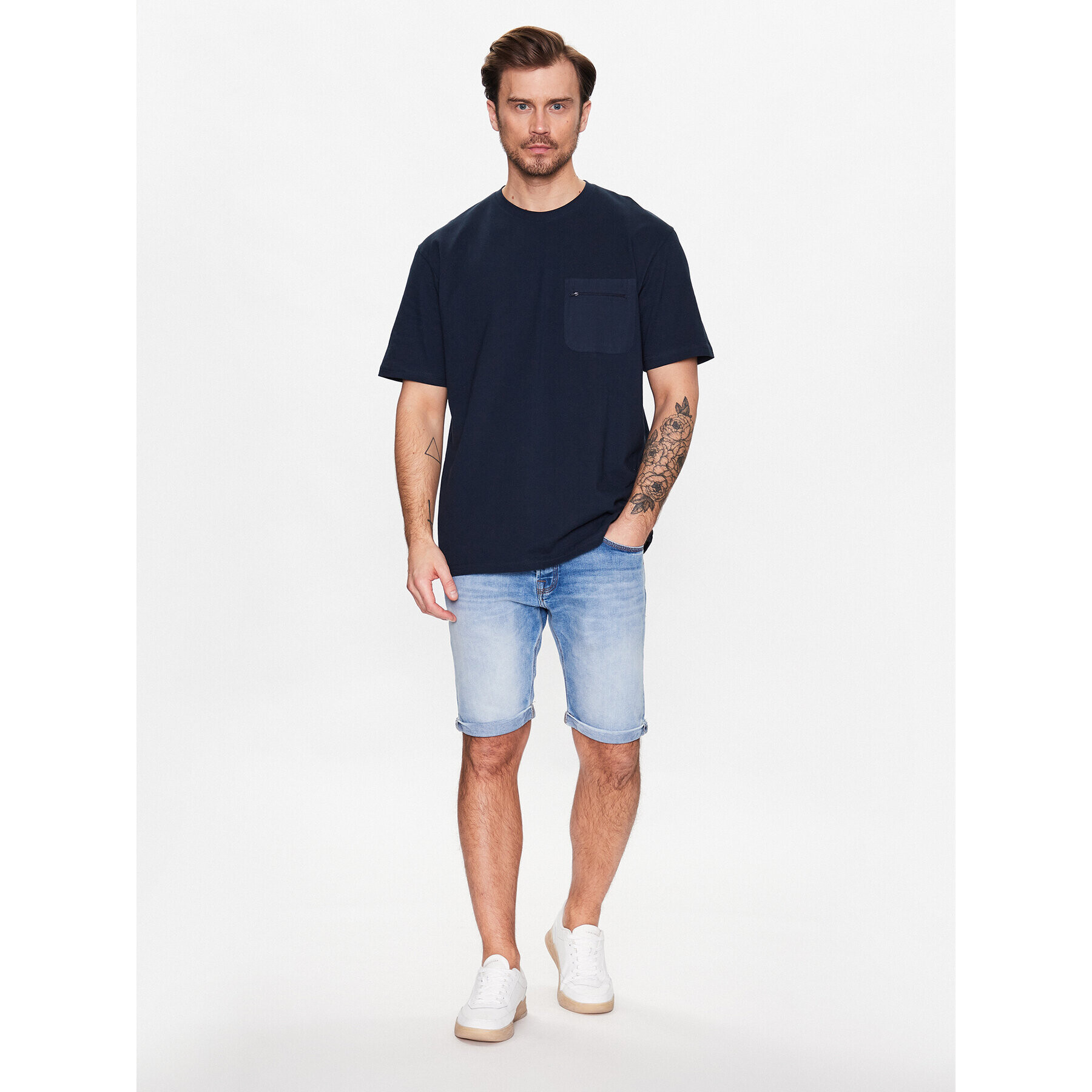 LTB Tricou Neheze 84030 6089 Bleumarin Regular Fit - Pled.ro