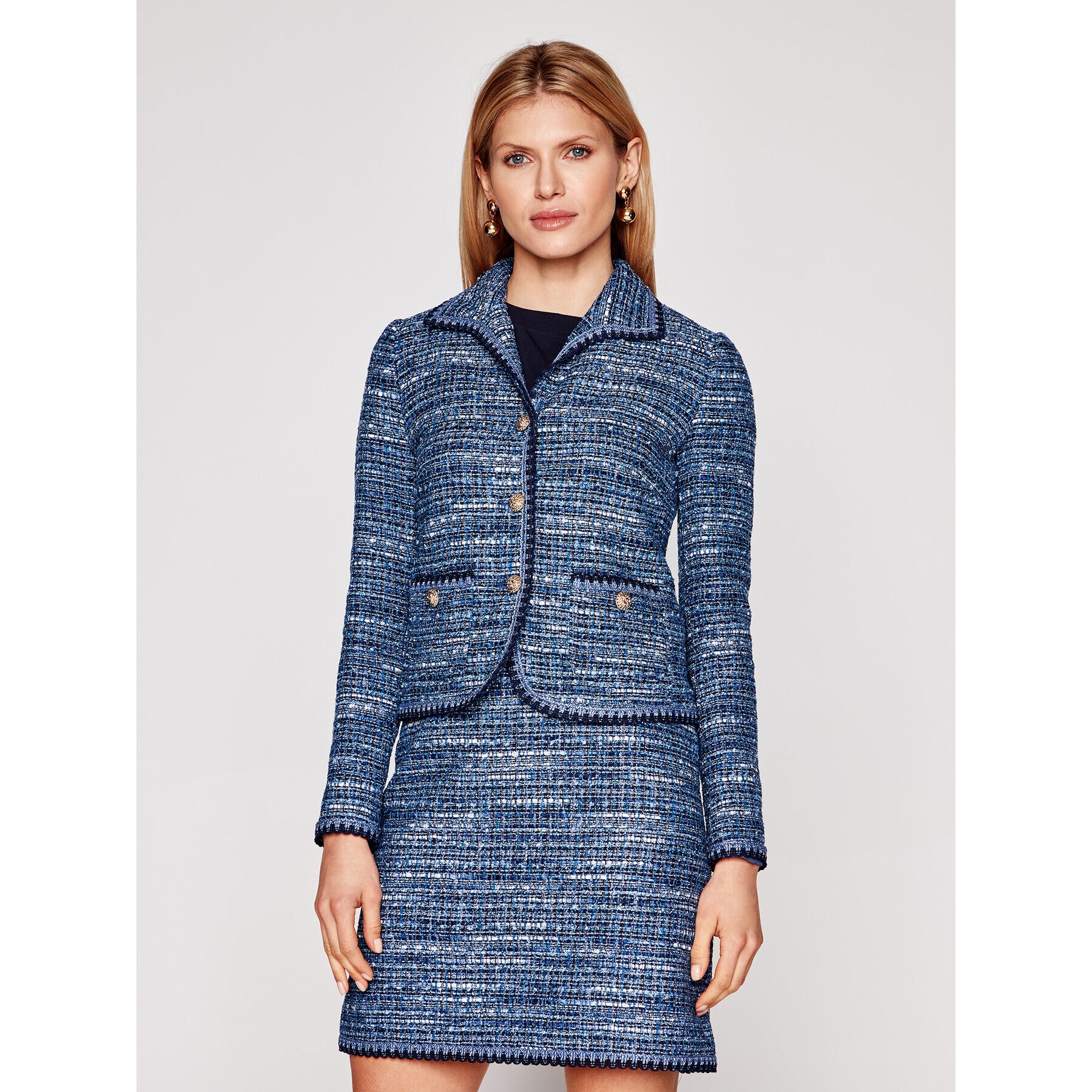 Luisa Spagnoli Blazer Viry 3561 Albastru Regular Fit - Pled.ro