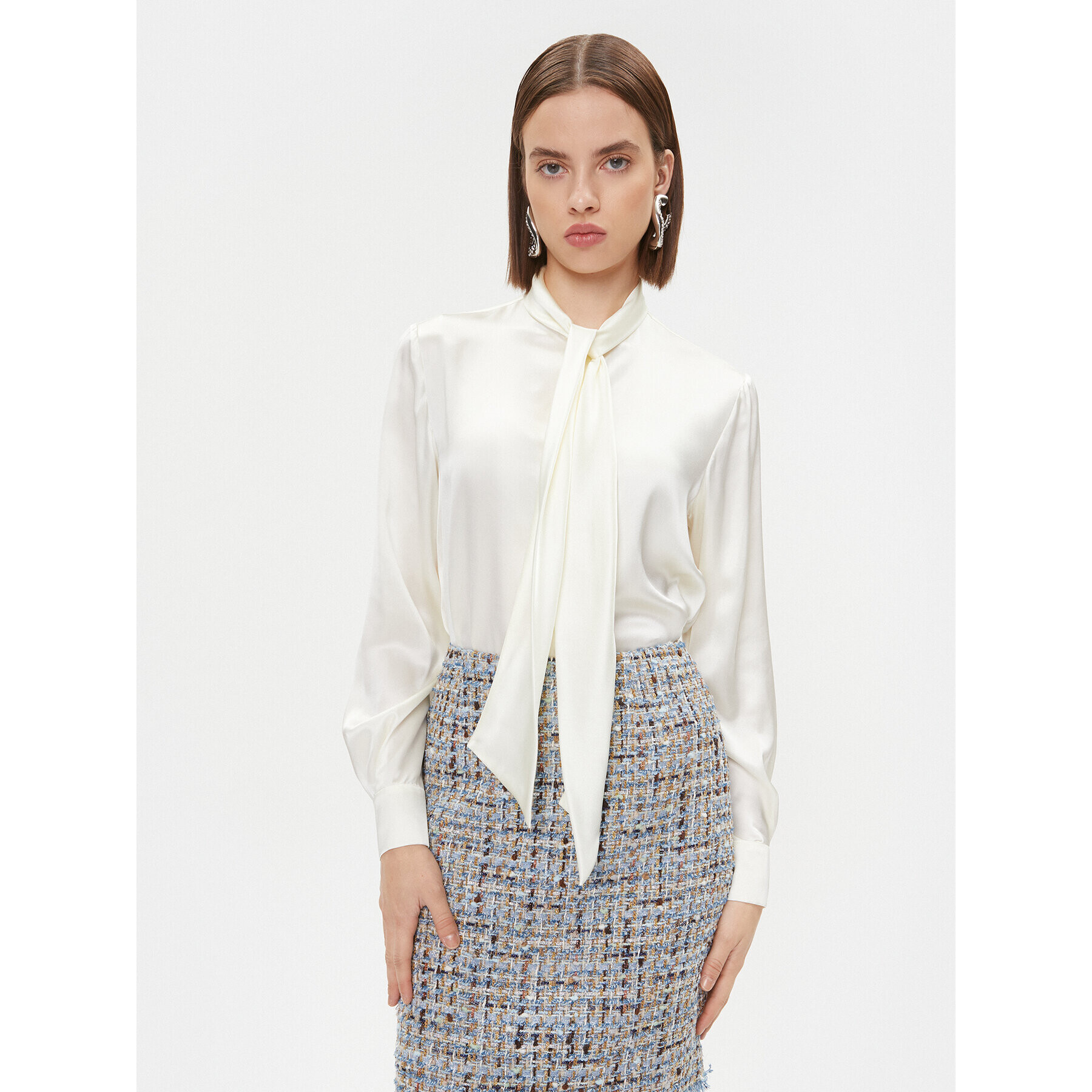 Luisa Spagnoli Cămașă Lillibet 540335 Écru Regular Fit - Pled.ro