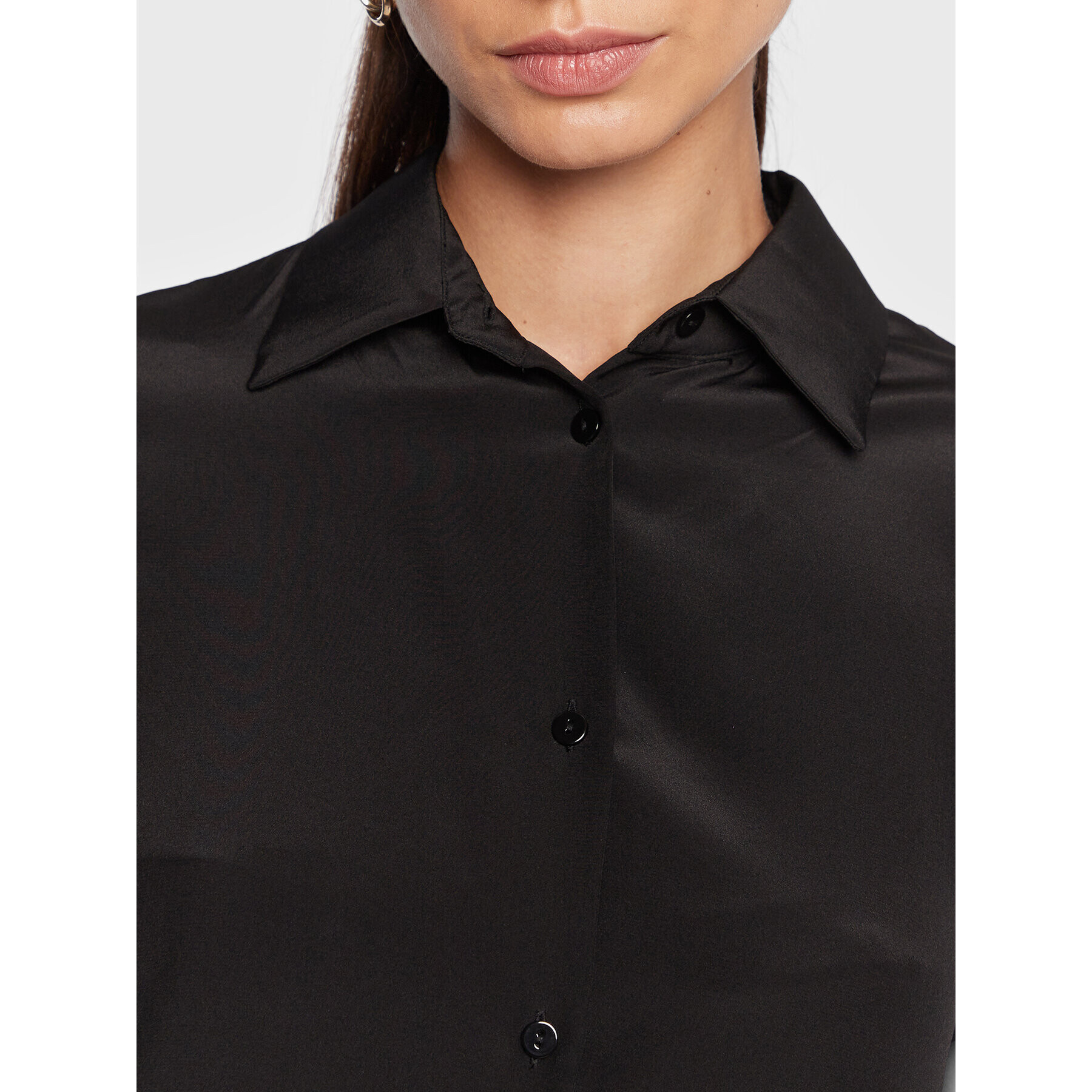 Luisa Spagnoli Cămașă Labirinto 5394663 Negru Regular Fit - Pled.ro