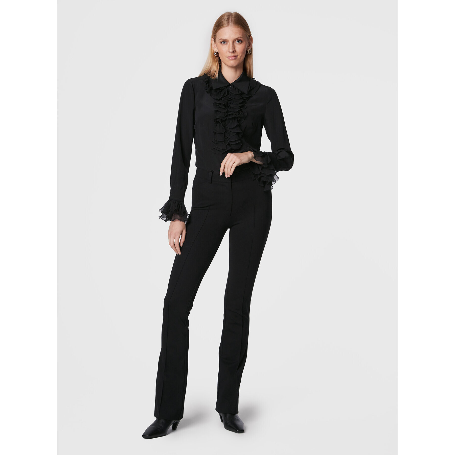 Luisa Spagnoli Cămașă Leggiadria 5395371 Negru Regular Fit - Pled.ro