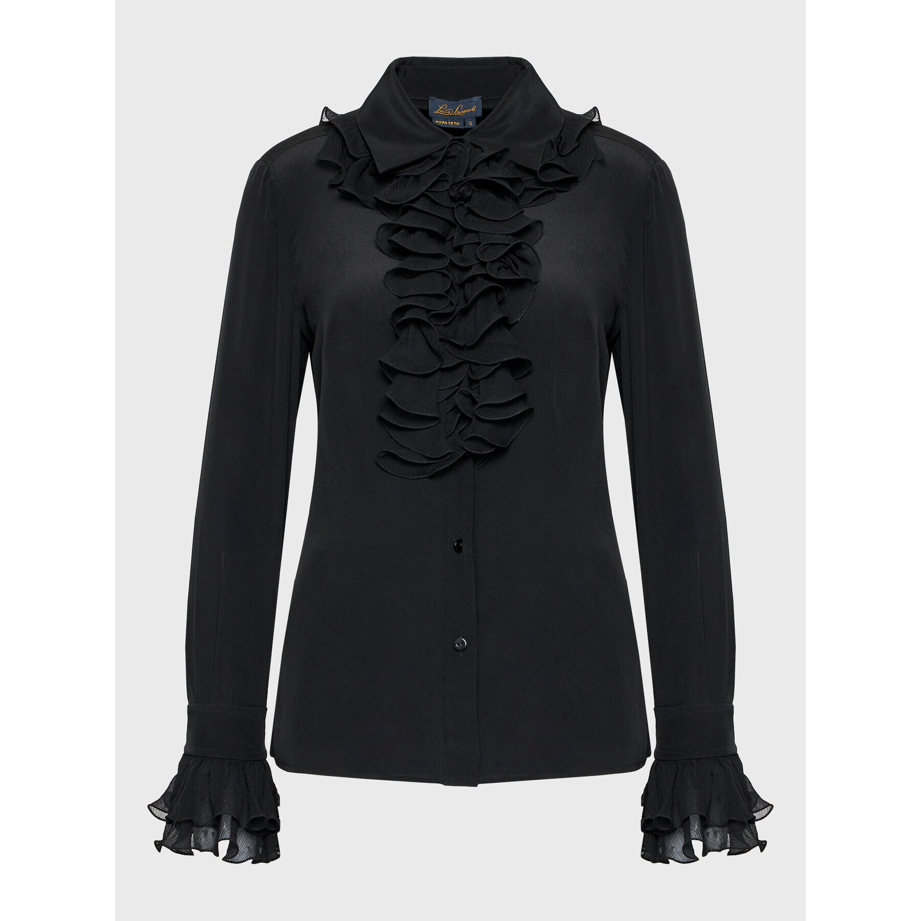 Luisa Spagnoli Cămașă Leggiadria 5395371 Negru Regular Fit - Pled.ro