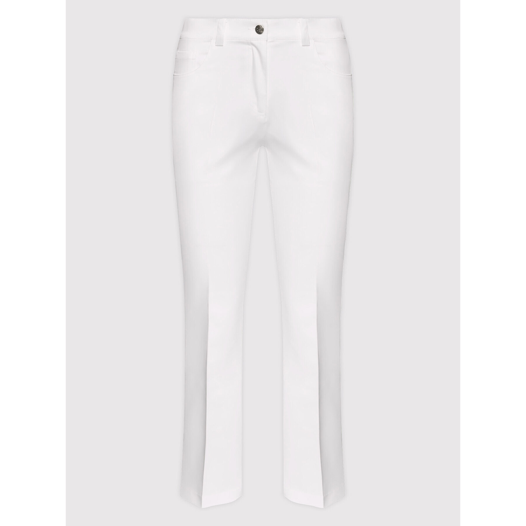 Luisa Spagnoli Pantaloni din material Anacleto 539069 Alb Regular Fit - Pled.ro