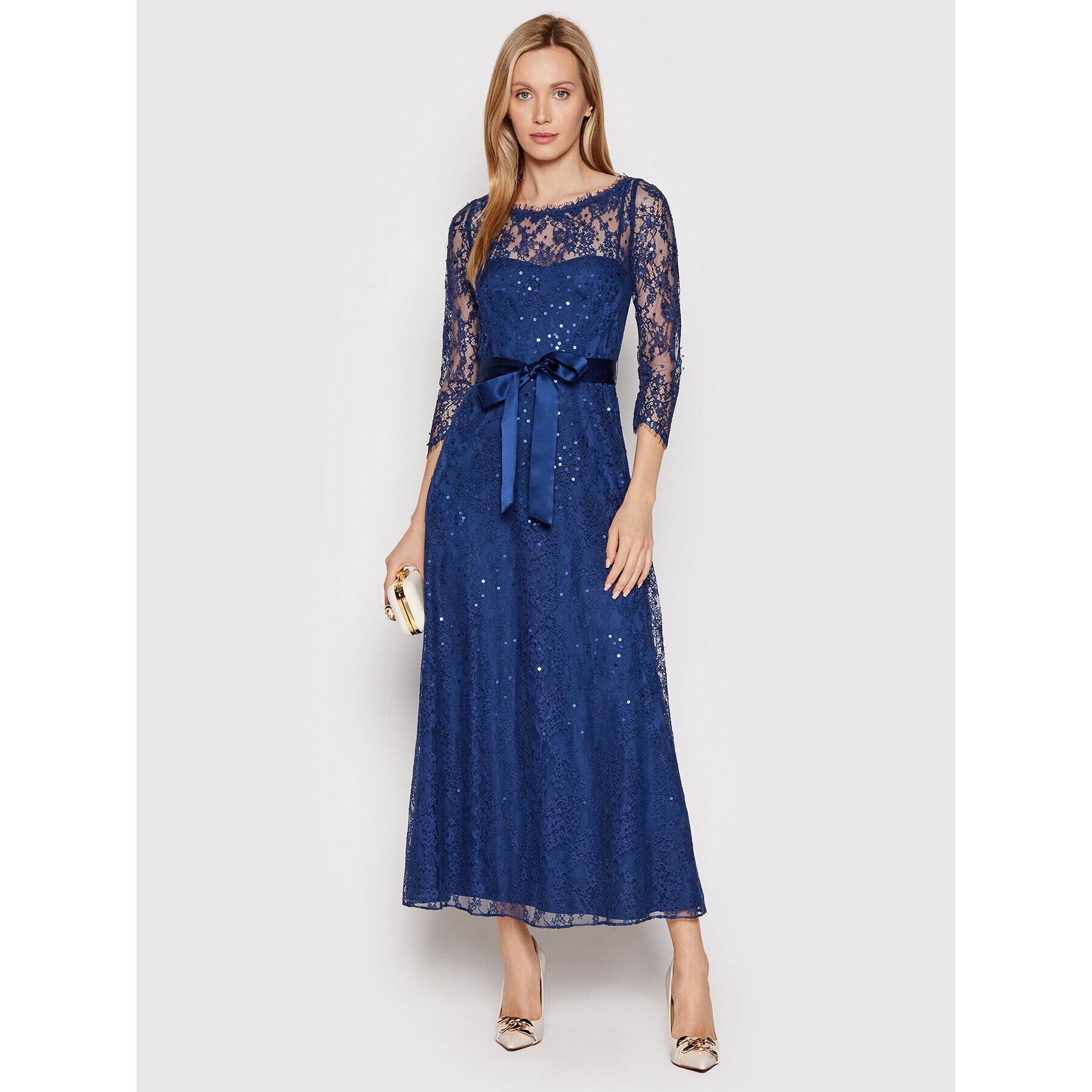 Luisa Spagnoli Rochie cocktail Posta 538740 Bleumarin Regular Fit - Pled.ro