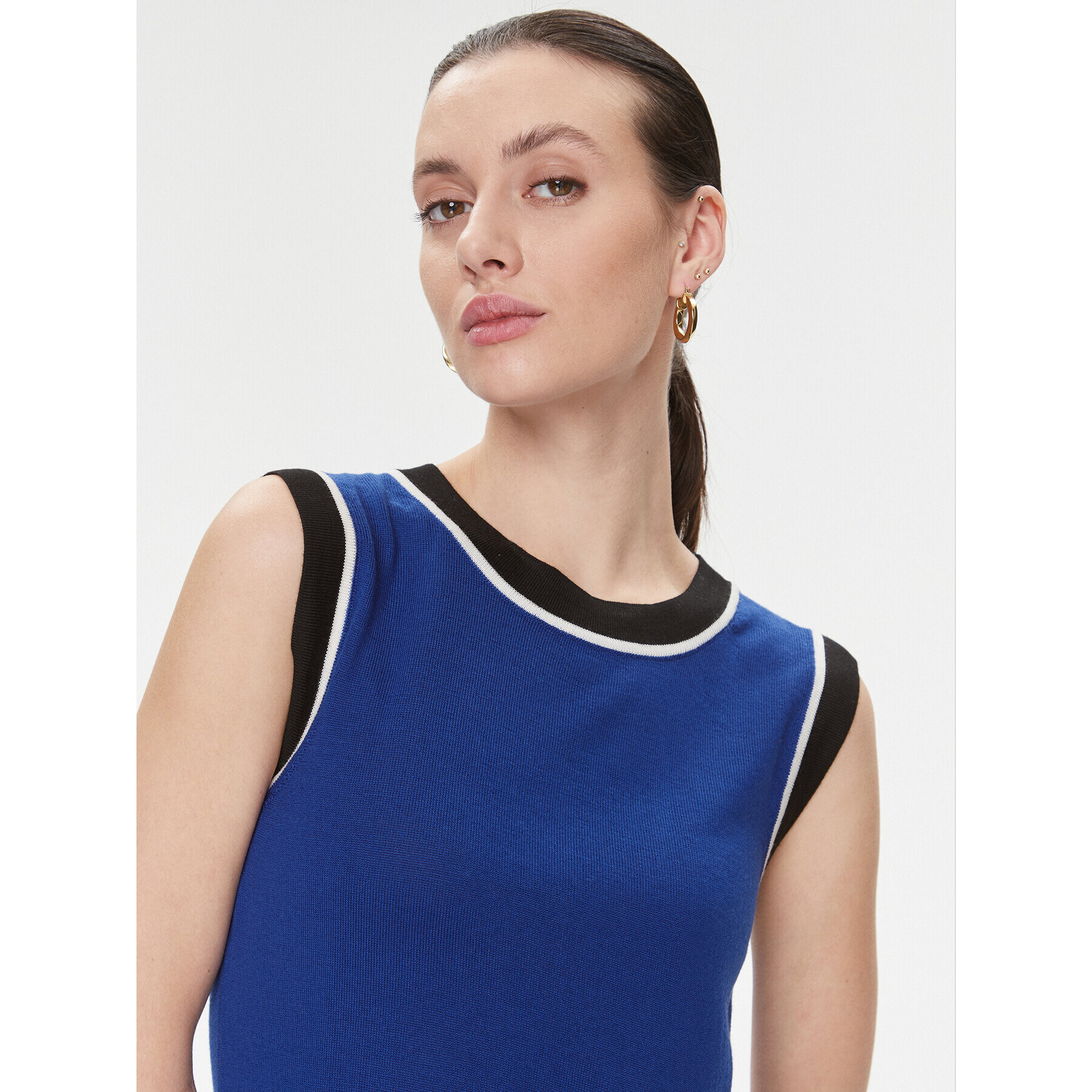 Luisa Spagnoli Top Mastri 58102 Albastru Regular Fit - Pled.ro