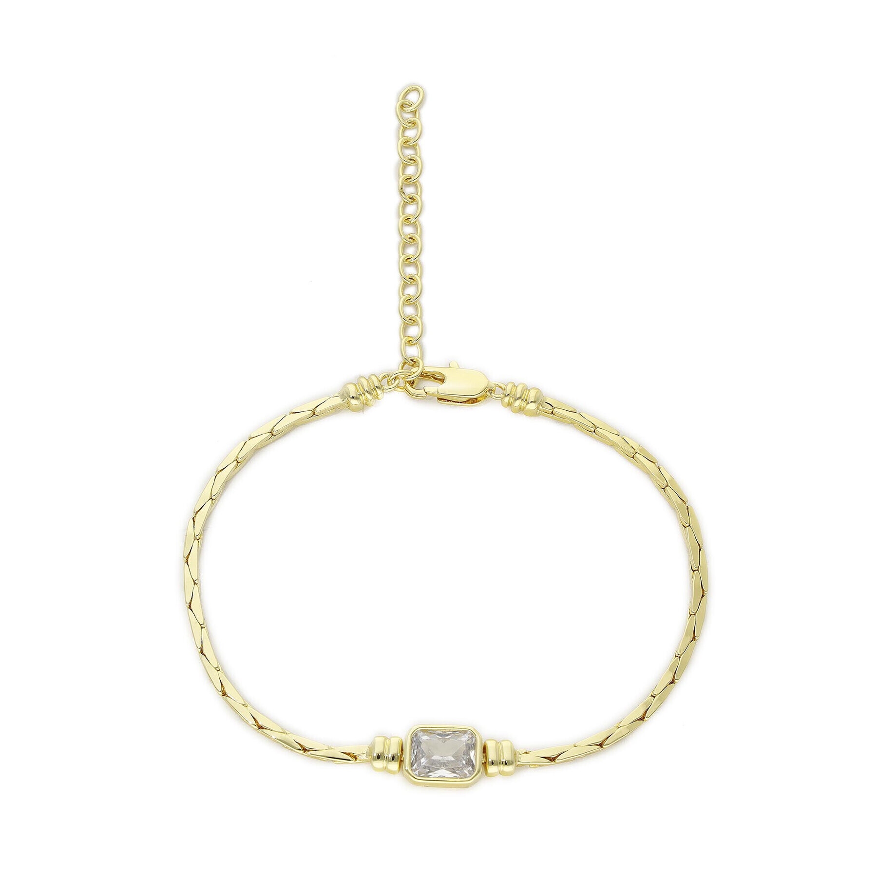 Luv AJ Brățară Camille Chain Bracelet FW22-B-CCB-G Auriu - Pled.ro