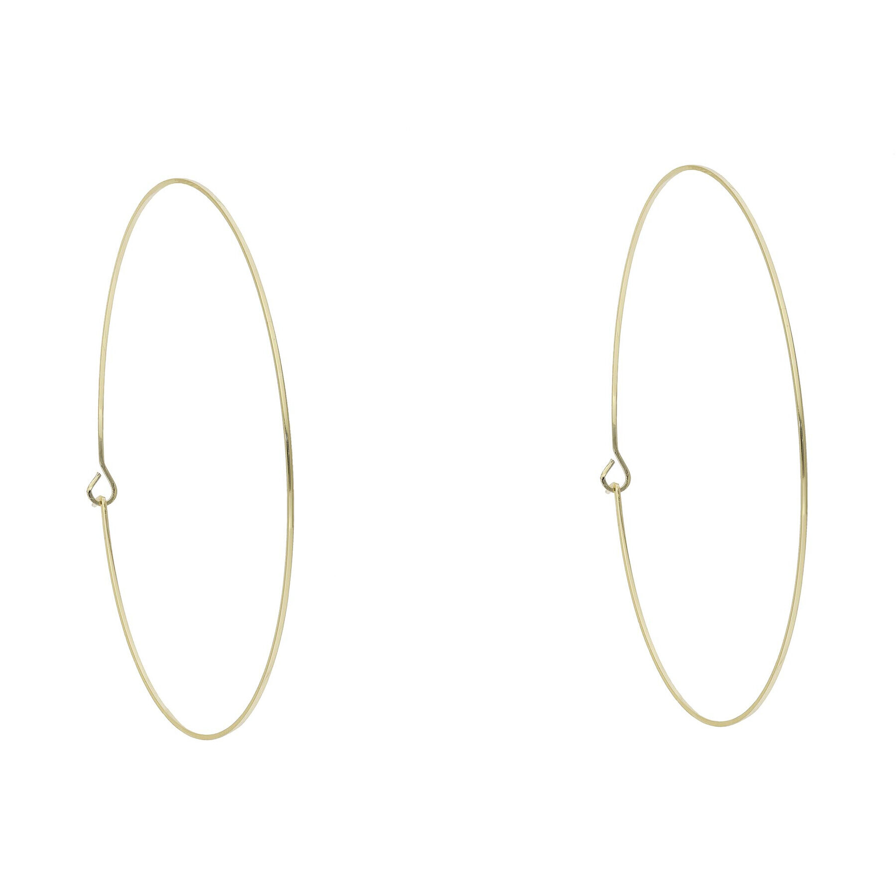 Luv AJ Cercei Capri Wire Hoops PH17E-CWH-G Auriu - Pled.ro