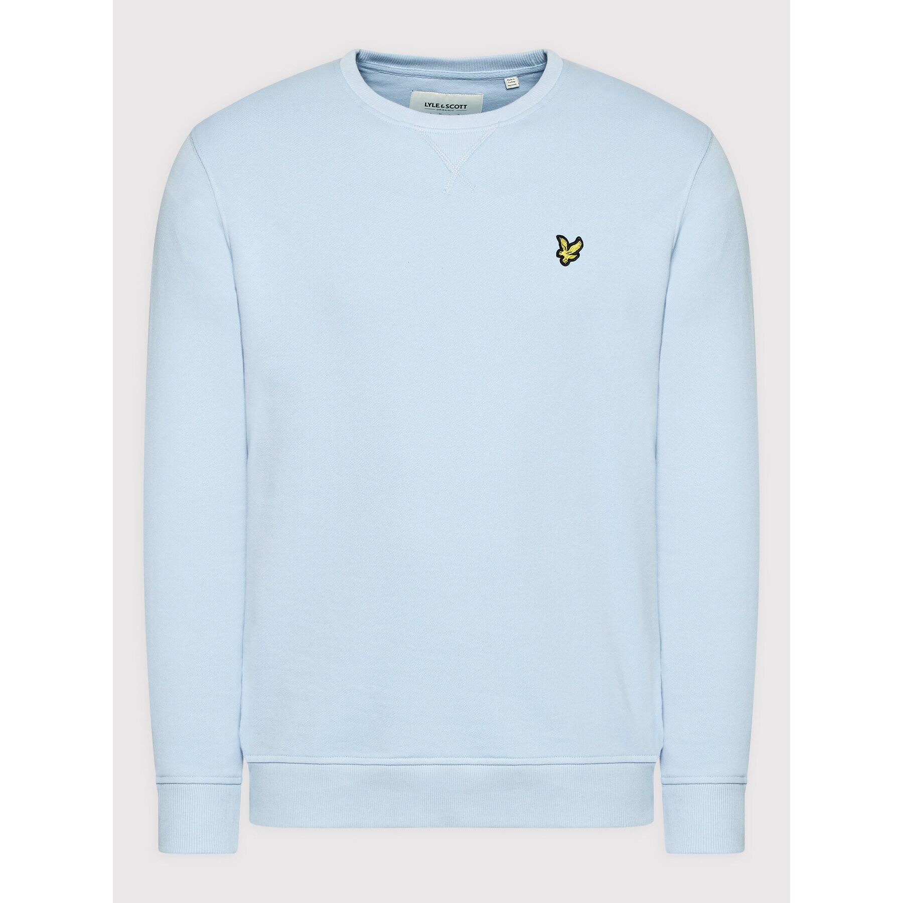 Lyle & Scott Bluză Crew Neck ML424VOG Albastru Regular Fit - Pled.ro