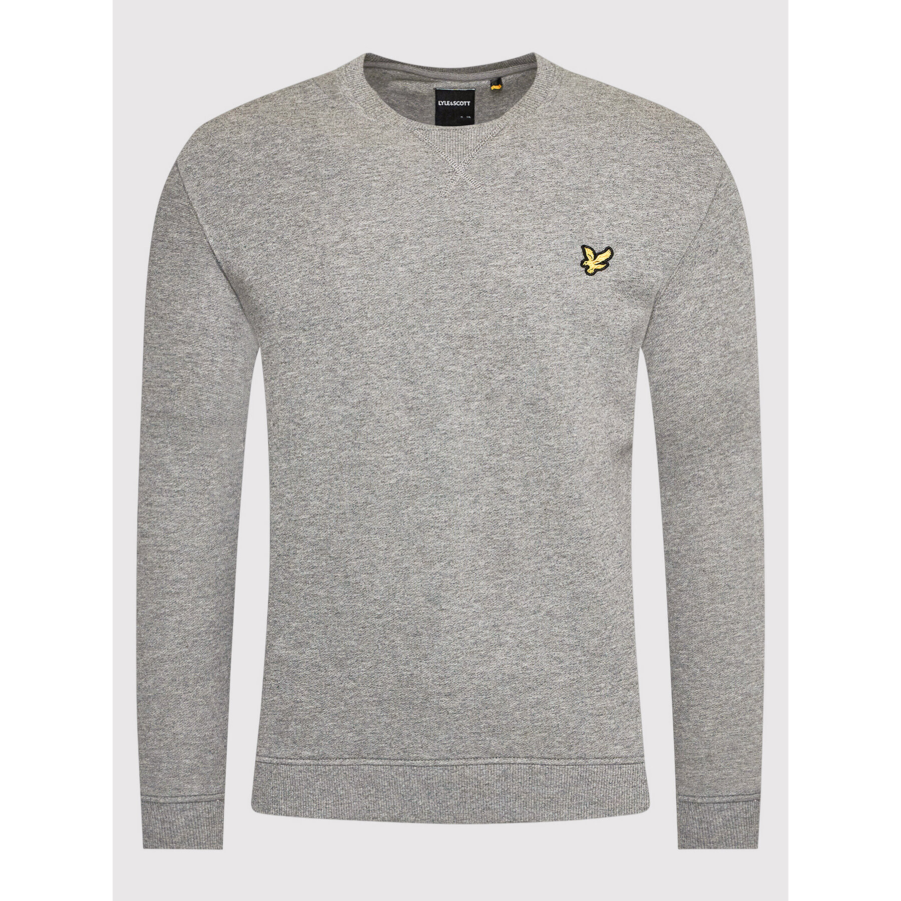 Lyle & Scott Bluză Crew Neck ML424VOG Gri Regular Fit - Pled.ro