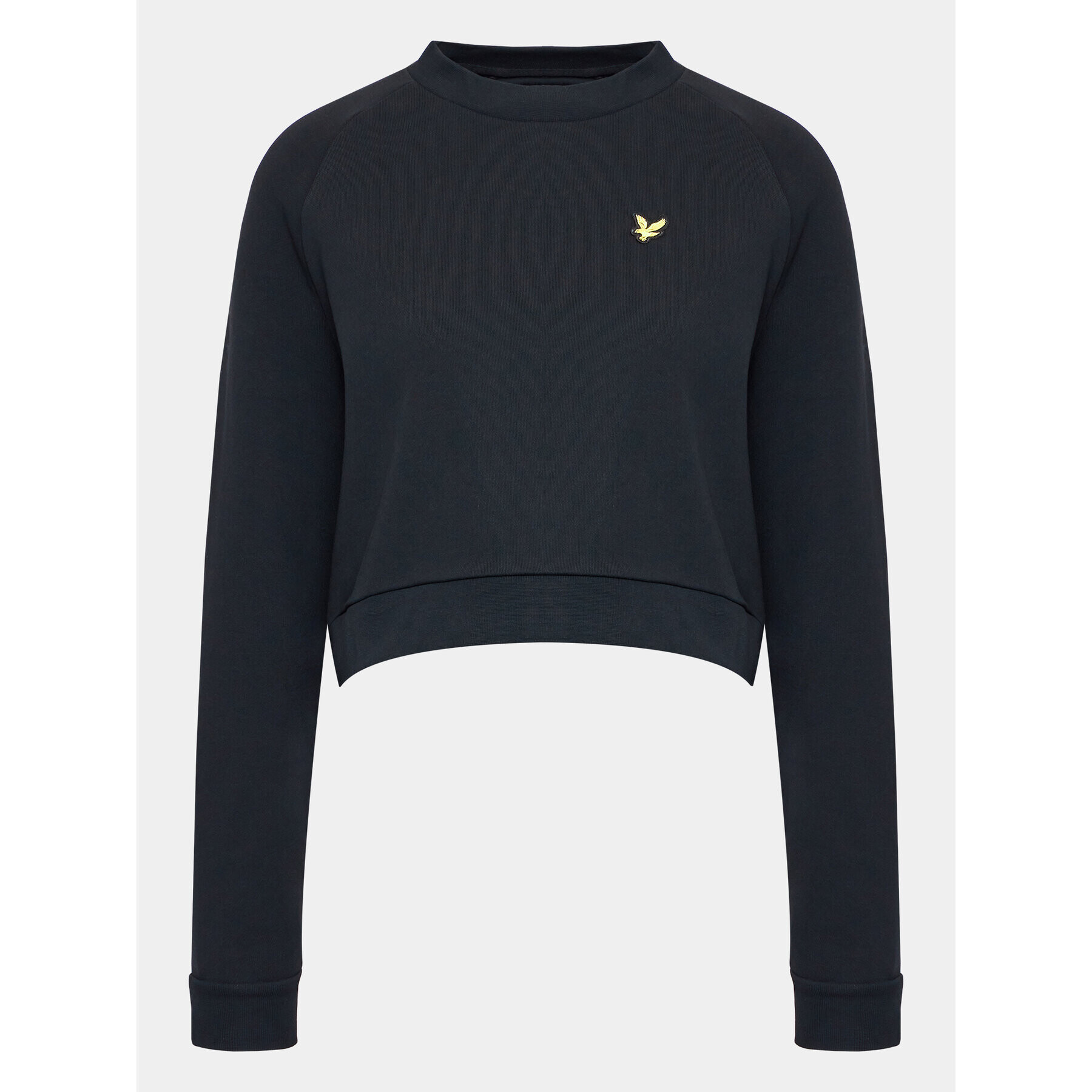 Lyle & Scott Bluză Cropped Sweatshirt MLW1609V Negru Regular Fit - Pled.ro