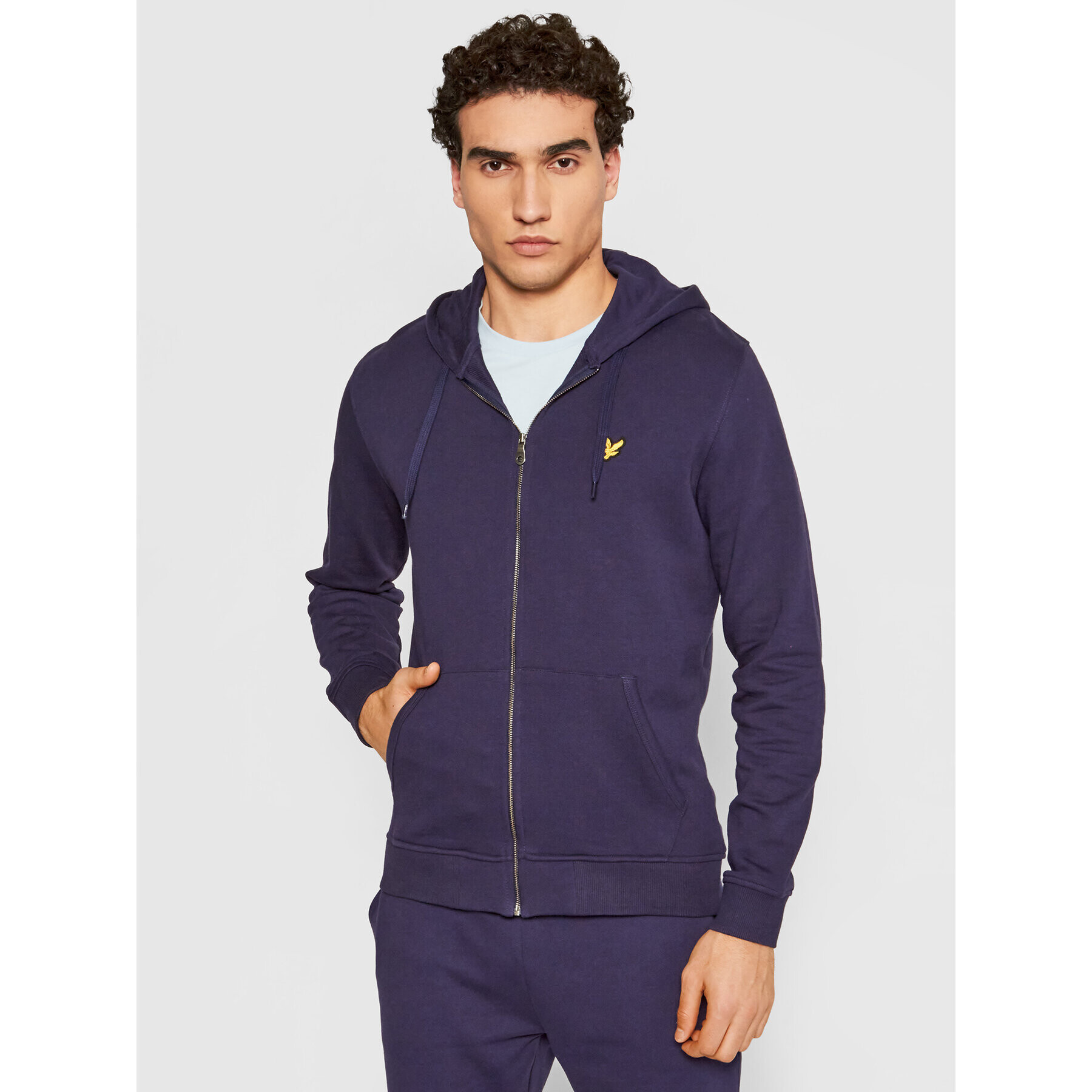 Lyle & Scott Bluză ML420VTR Bleumarin Regular Fit - Pled.ro