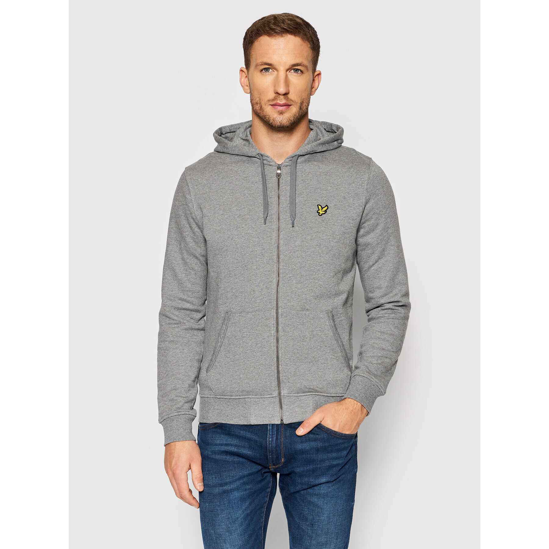 Lyle & Scott Bluză ML420VTR Gri Regular Fit - Pled.ro