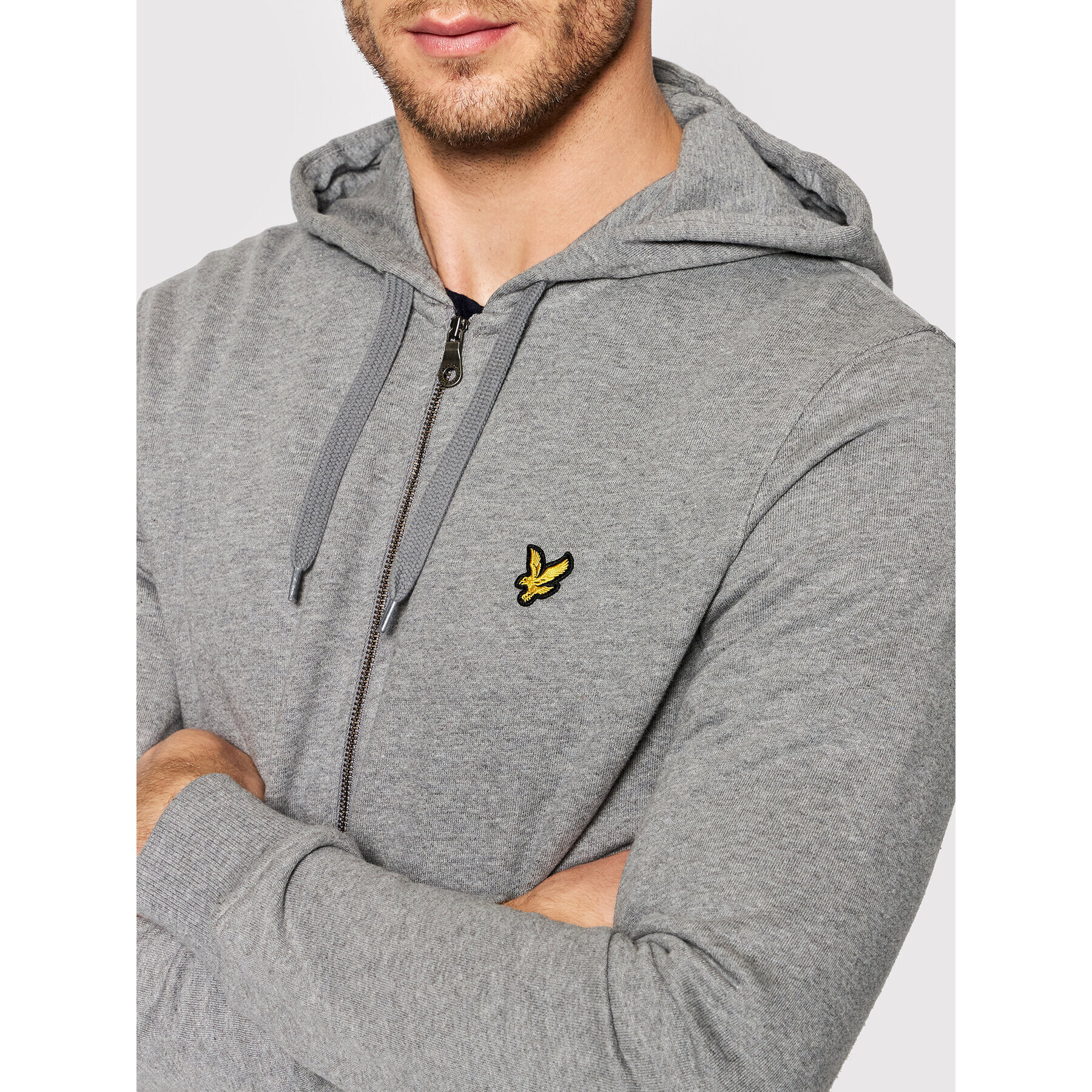 Lyle & Scott Bluză ML420VTR Gri Regular Fit - Pled.ro