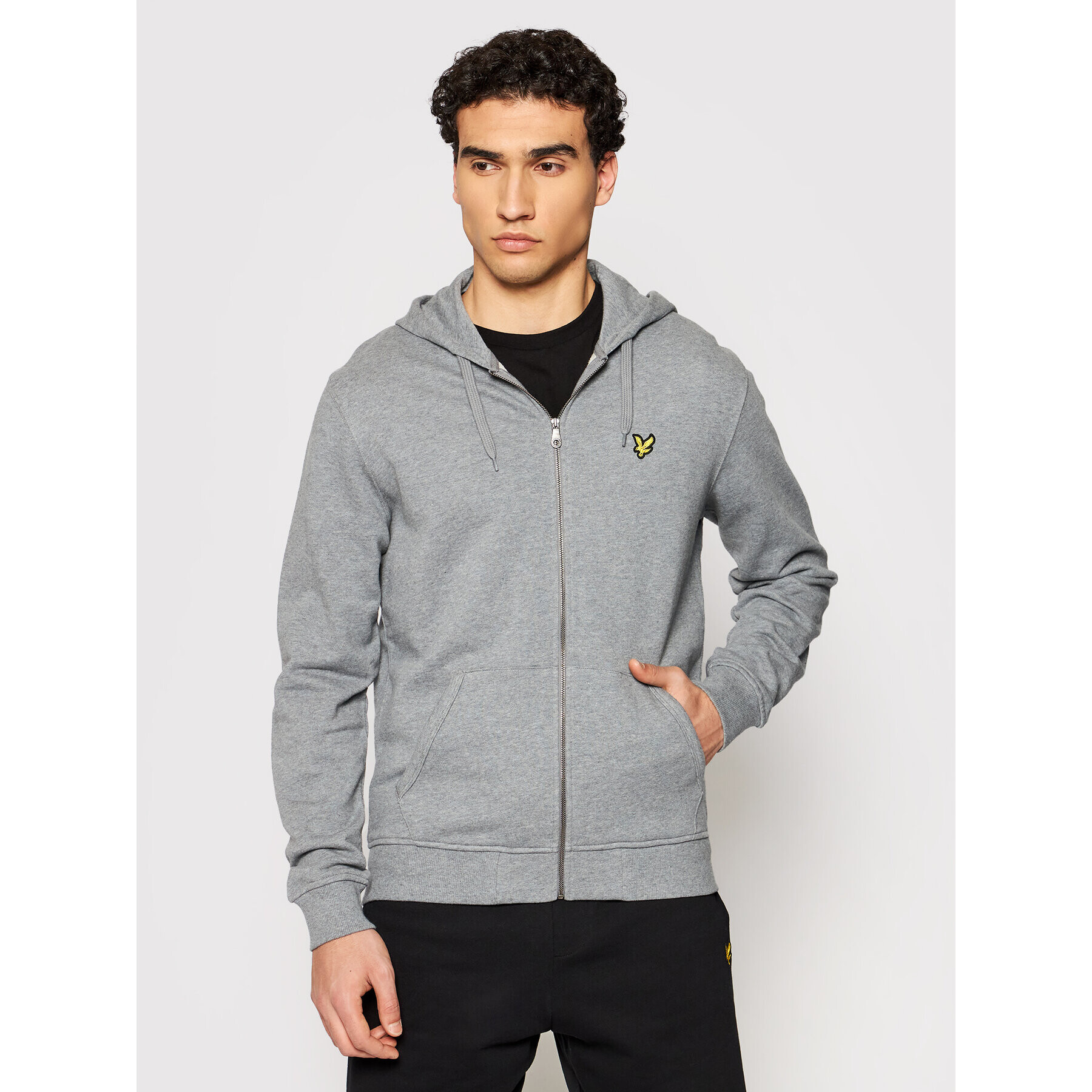 Lyle & Scott Bluză ML420VTR Gri Regular Fit - Pled.ro