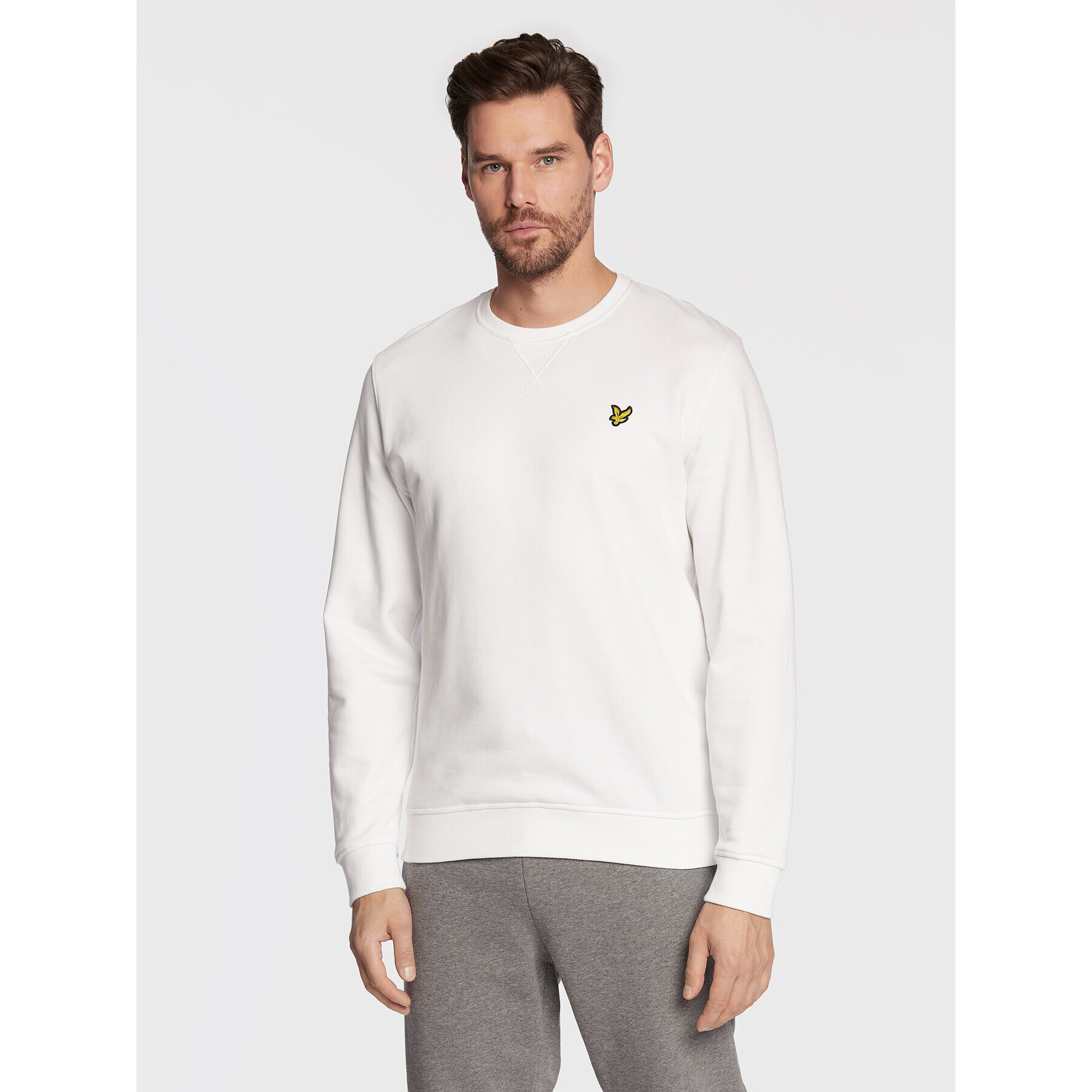 Lyle & Scott Bluză ML424VOG Alb Regular Fit - Pled.ro