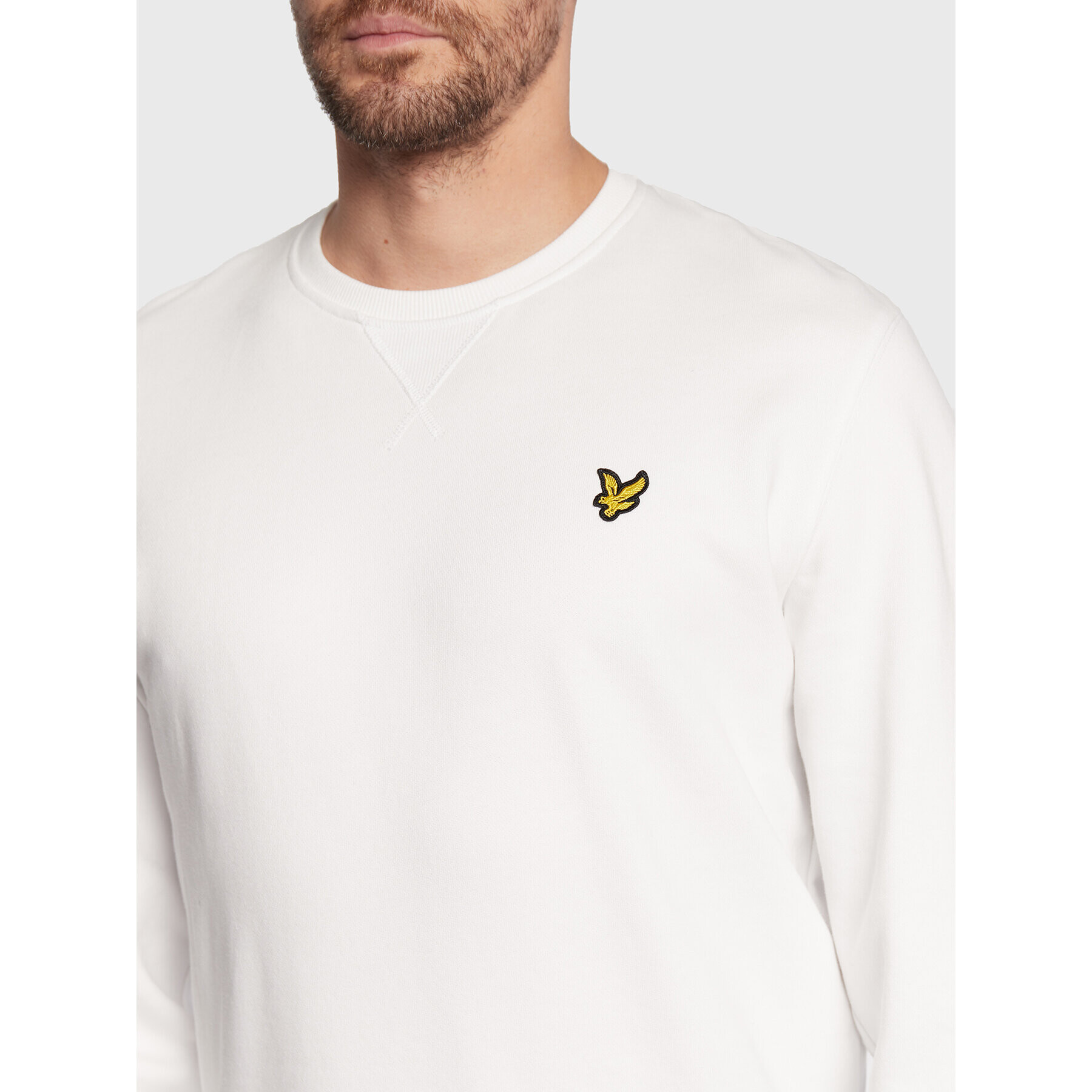 Lyle & Scott Bluză ML424VOG Alb Regular Fit - Pled.ro