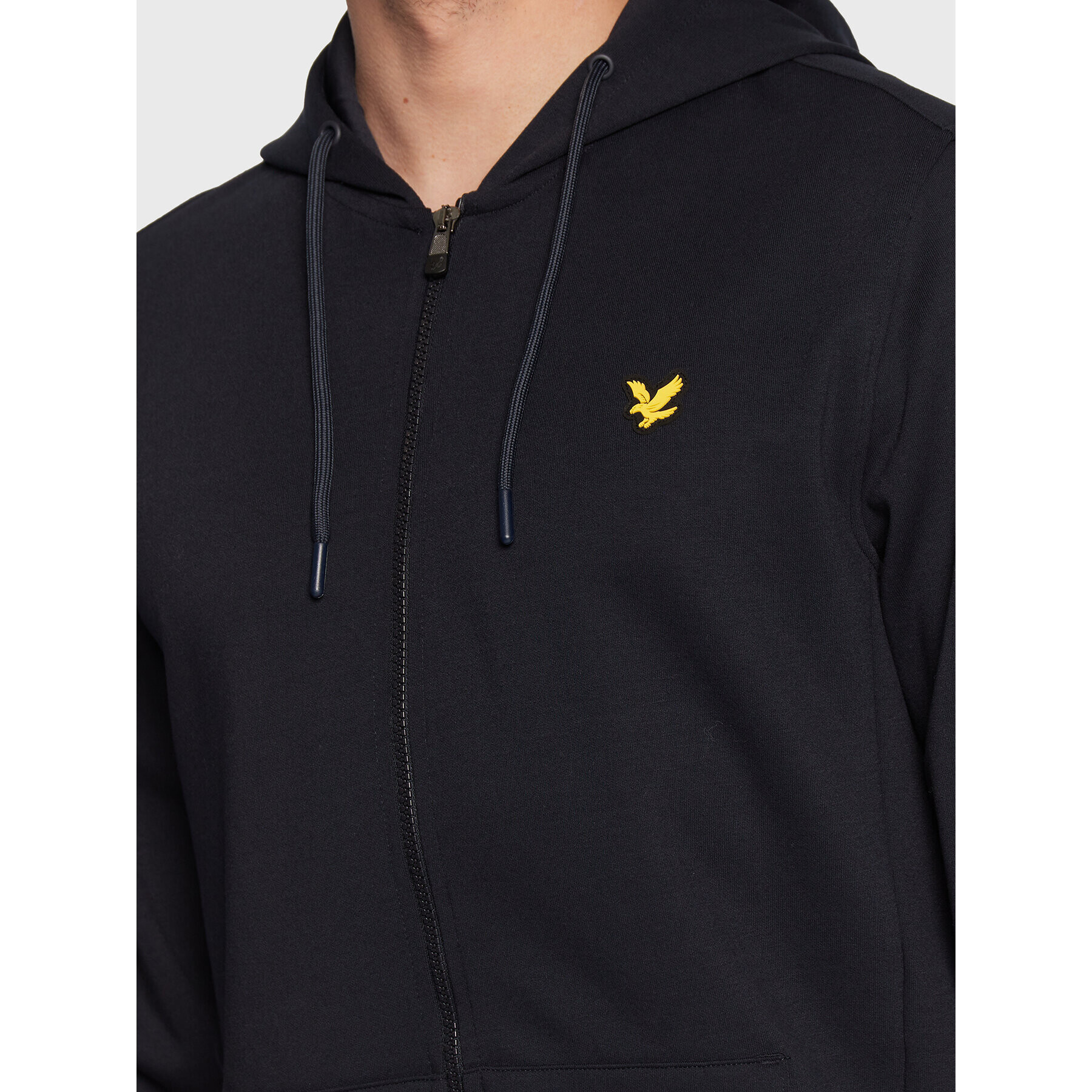 Lyle & Scott Bluză Full Zip Fly ML1485SPTR Bleumarin Regular Fit - Pled.ro