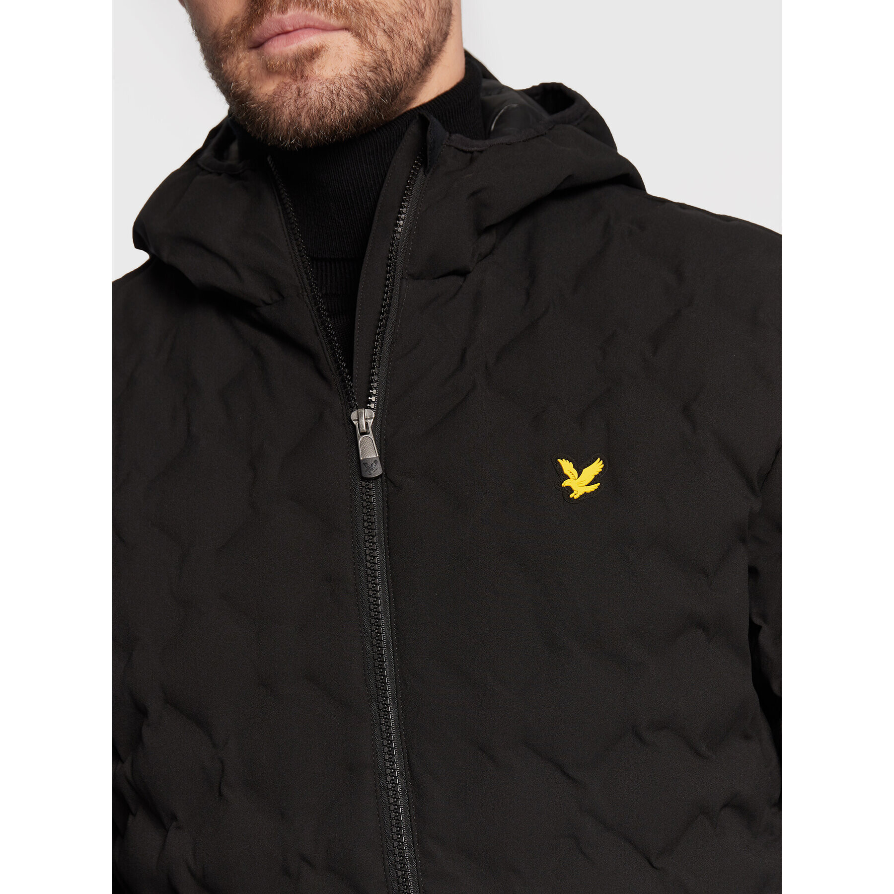 Lyle & Scott Geacă din puf The Glen JK1770SP Negru Regular Fit - Pled.ro