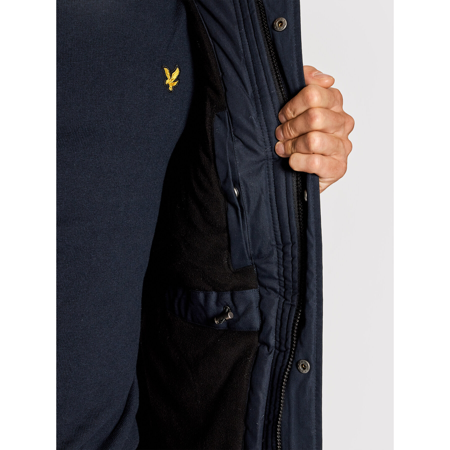 Lyle & Scott Hanorac JK1536V Bleumarin Regular Fit - Pled.ro