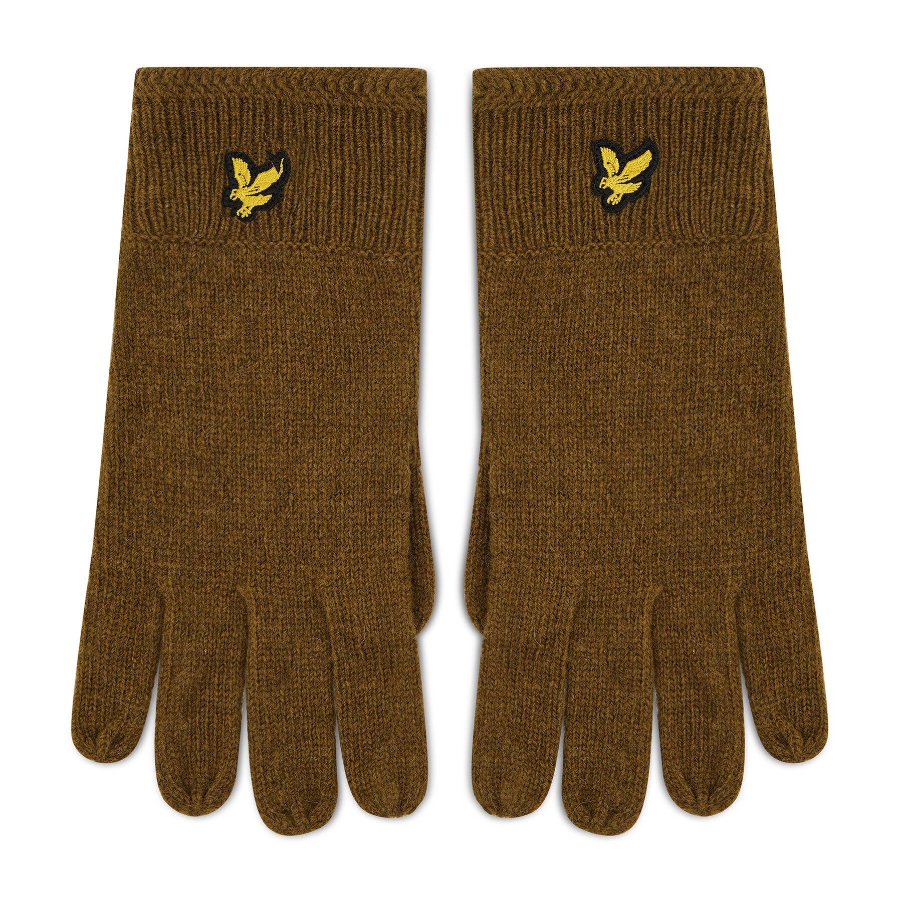 Lyle & Scott Mănuși pentru Bărbați Racked Rib Gloves GL304CL Verde - Pled.ro