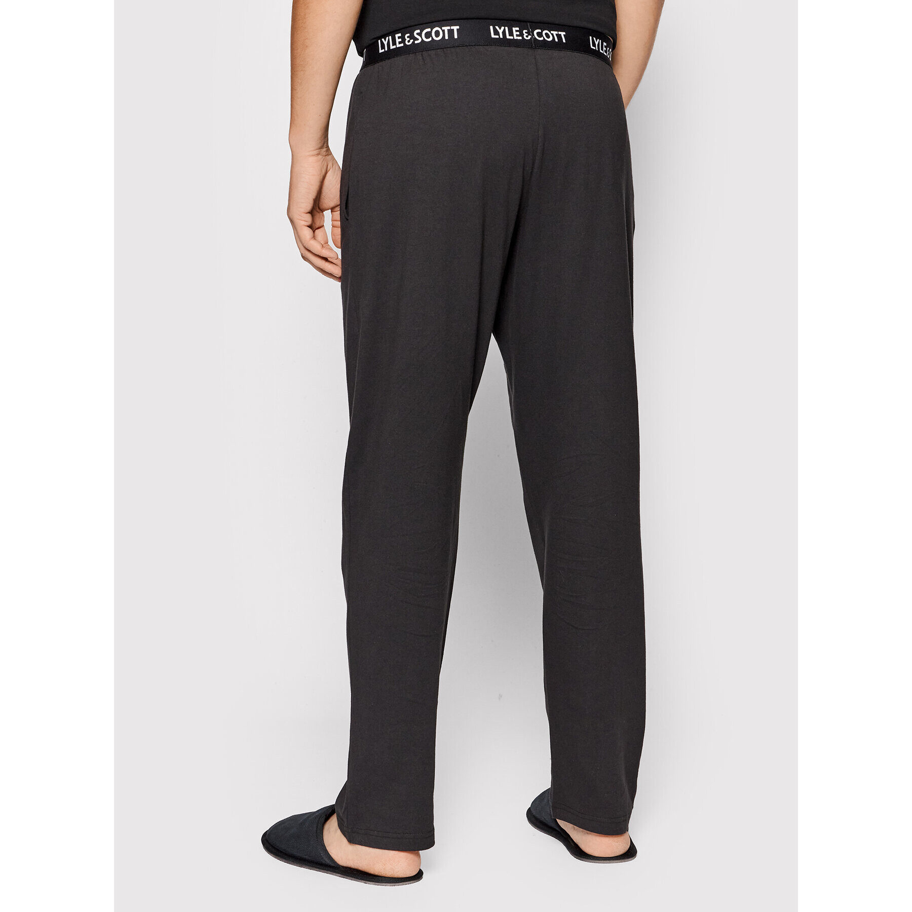 Lyle & Scott Pantaloni pijama Alastair LSPANT900 Negru - Pled.ro