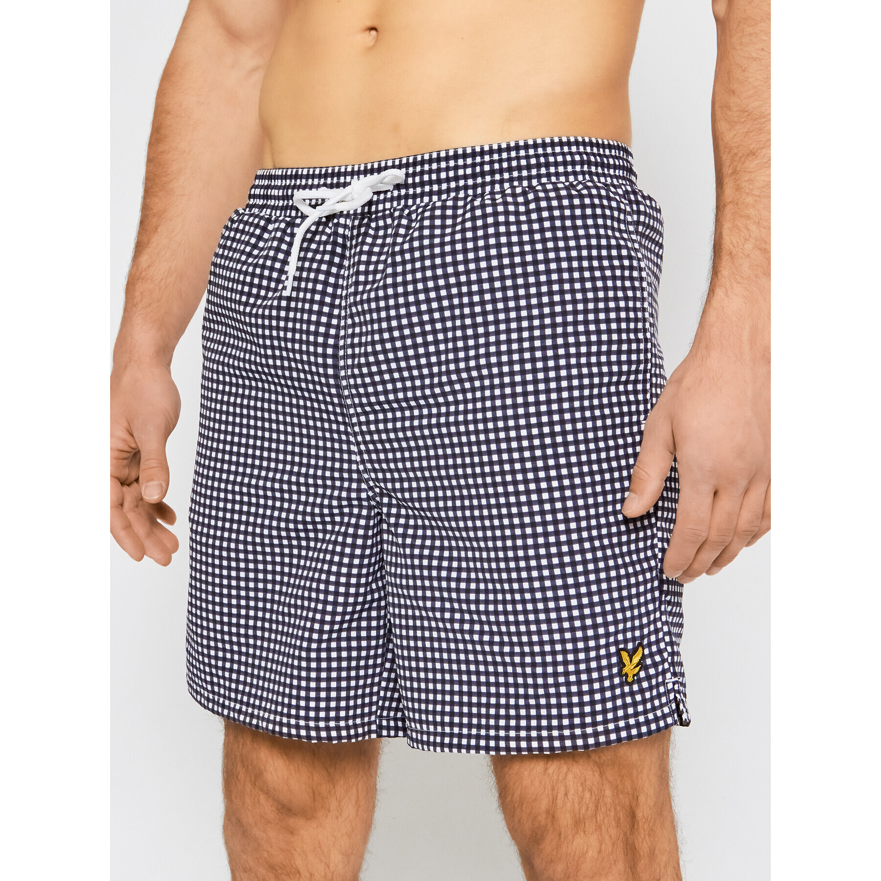 Lyle & Scott Pantaloni scurți pentru înot Gingham Swim SH1415V Colorat Regular Fit - Pled.ro