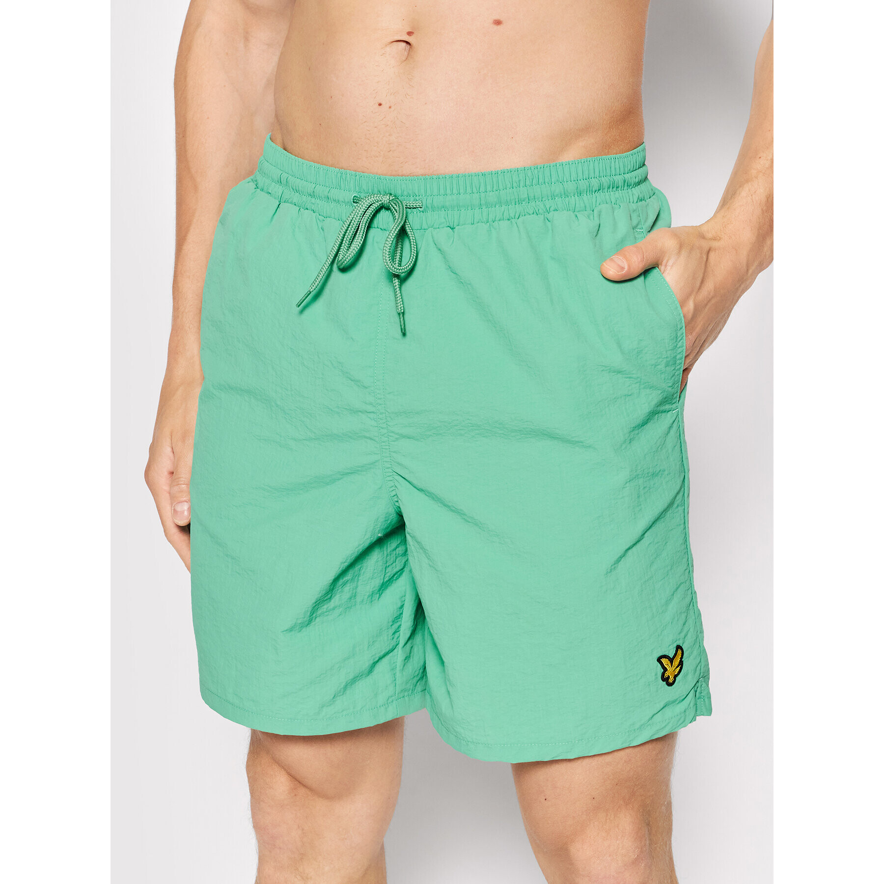 Lyle & Scott Pantaloni scurți pentru înot SH1204V Verde Regular Fit - Pled.ro