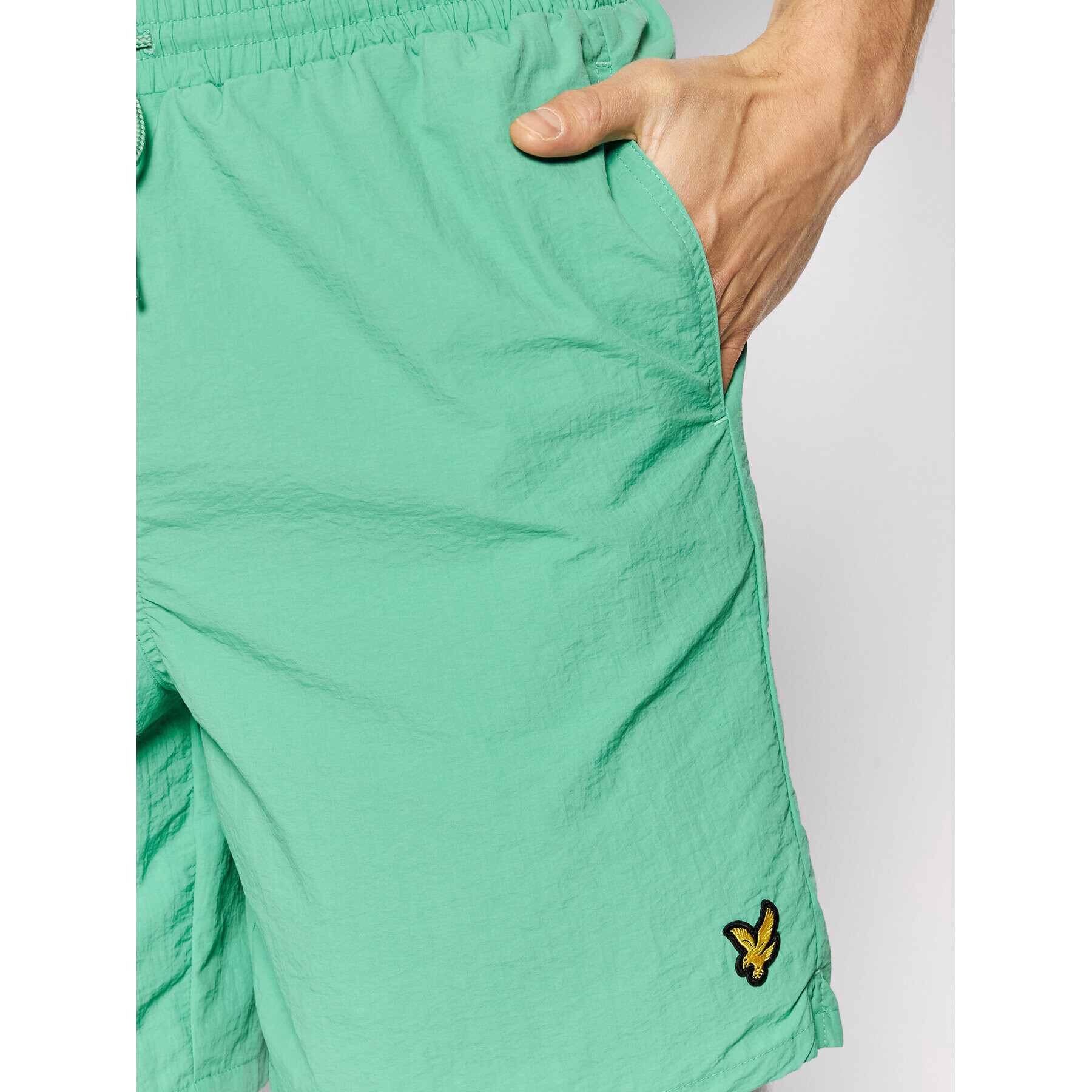 Lyle & Scott Pantaloni scurți pentru înot SH1204V Verde Regular Fit - Pled.ro