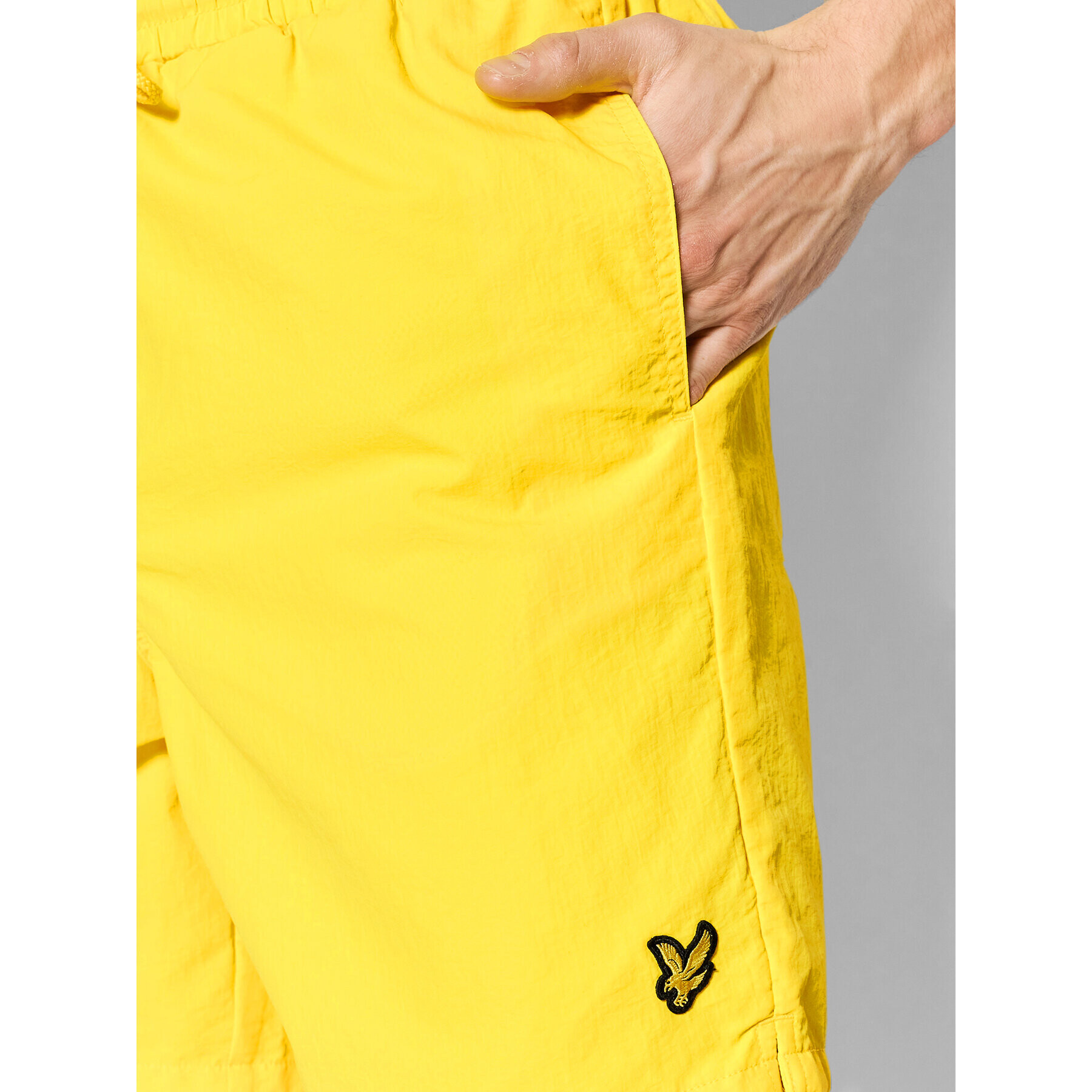 Lyle & Scott Pantaloni scurți pentru înot Plain SH1204V Galben Regular Fit - Pled.ro