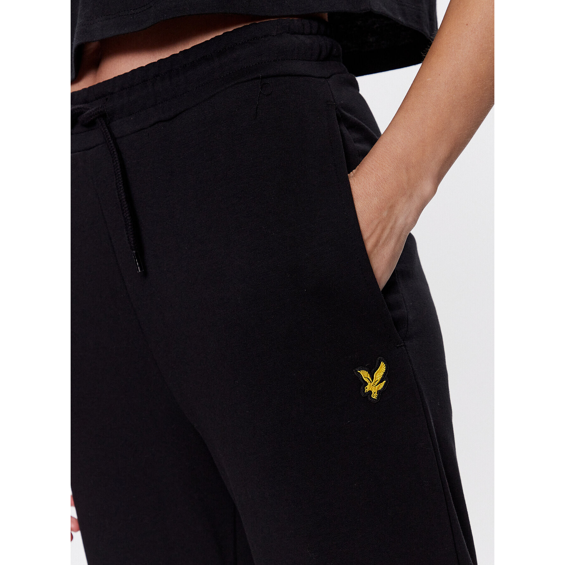 Lyle & Scott Pantaloni trening MLW1610V Negru Regular Fit - Pled.ro