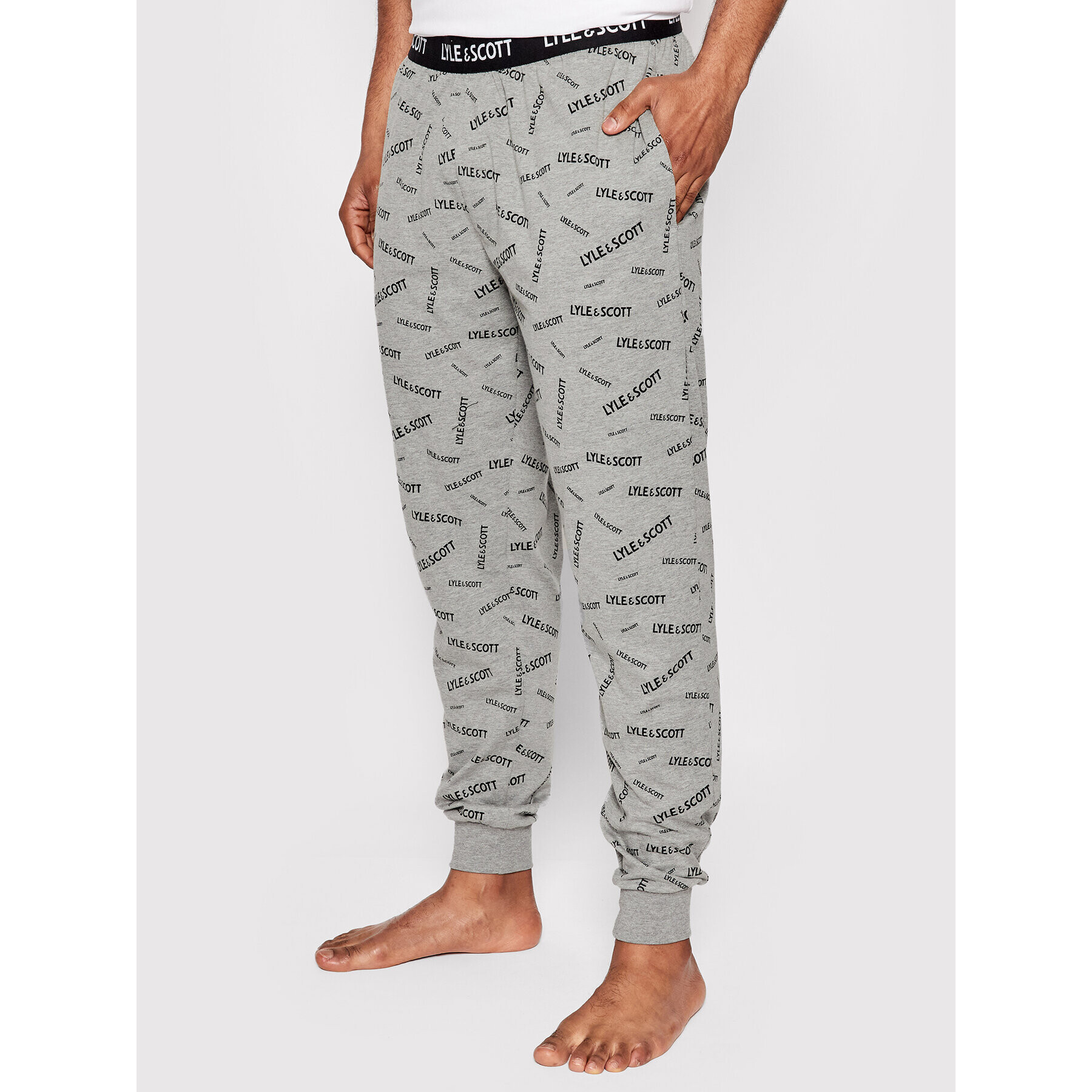 Lyle & Scott Pijama Blaine LSLSSET936 Colorat Regular Fit - Pled.ro