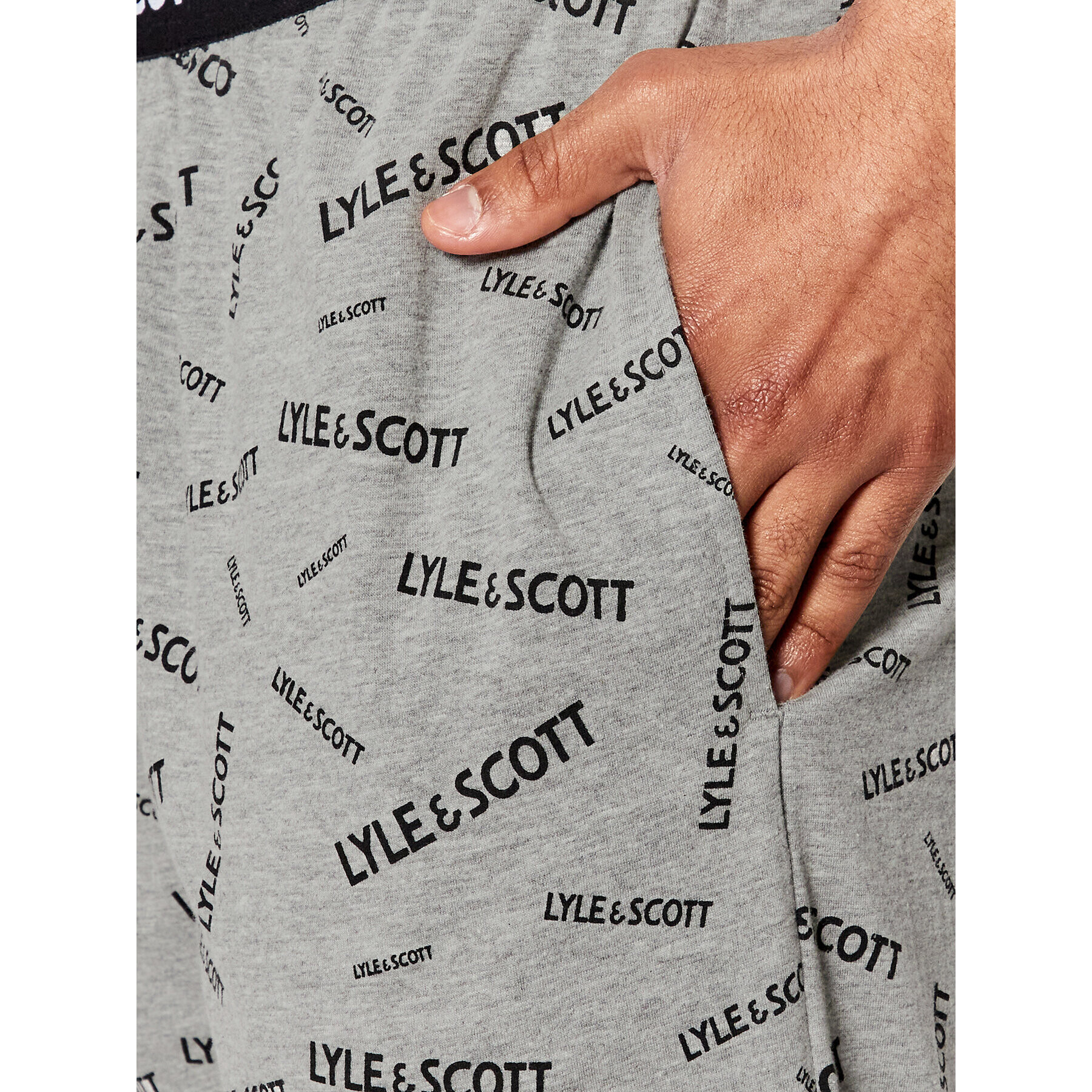 Lyle & Scott Pijama Blaine LSLSSET936 Colorat Regular Fit - Pled.ro