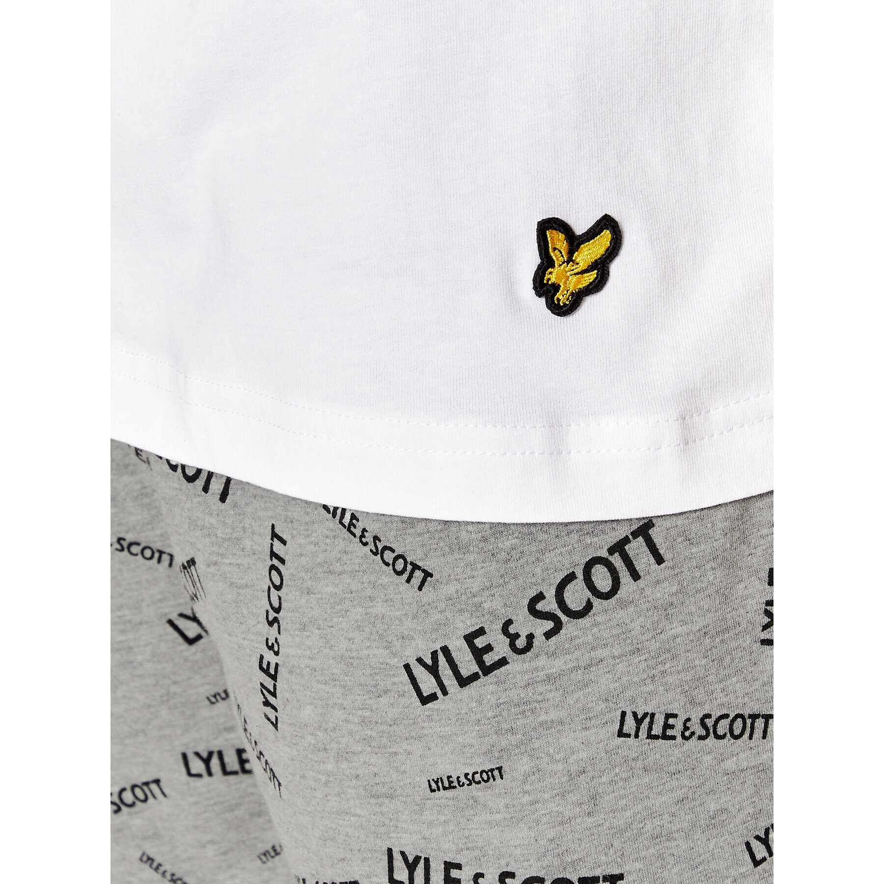 Lyle & Scott Pijama Blaine LSLSSET936 Colorat Regular Fit - Pled.ro