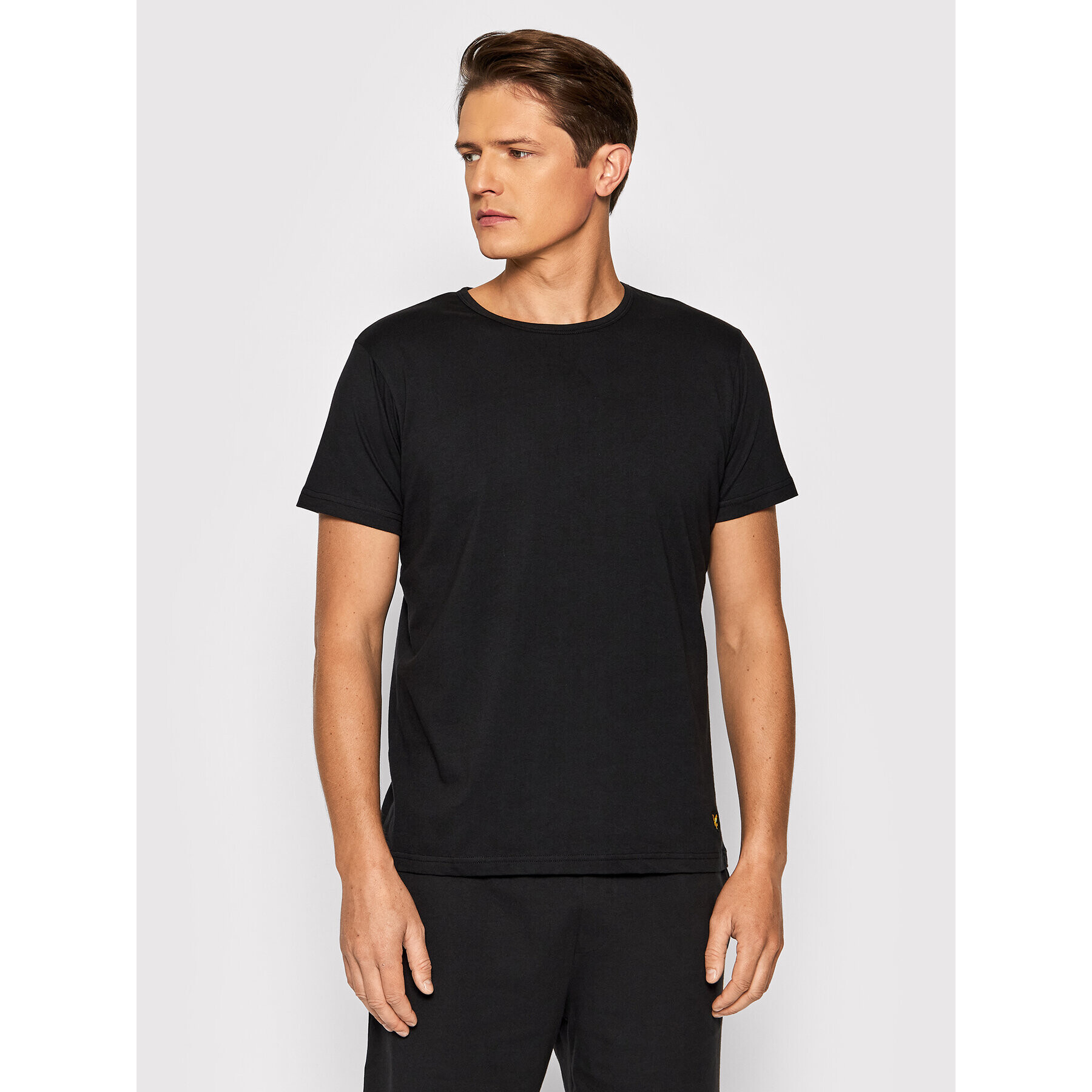 Lyle & Scott Pijama Charlie LSLSET900 Negru Regular Fit - Pled.ro