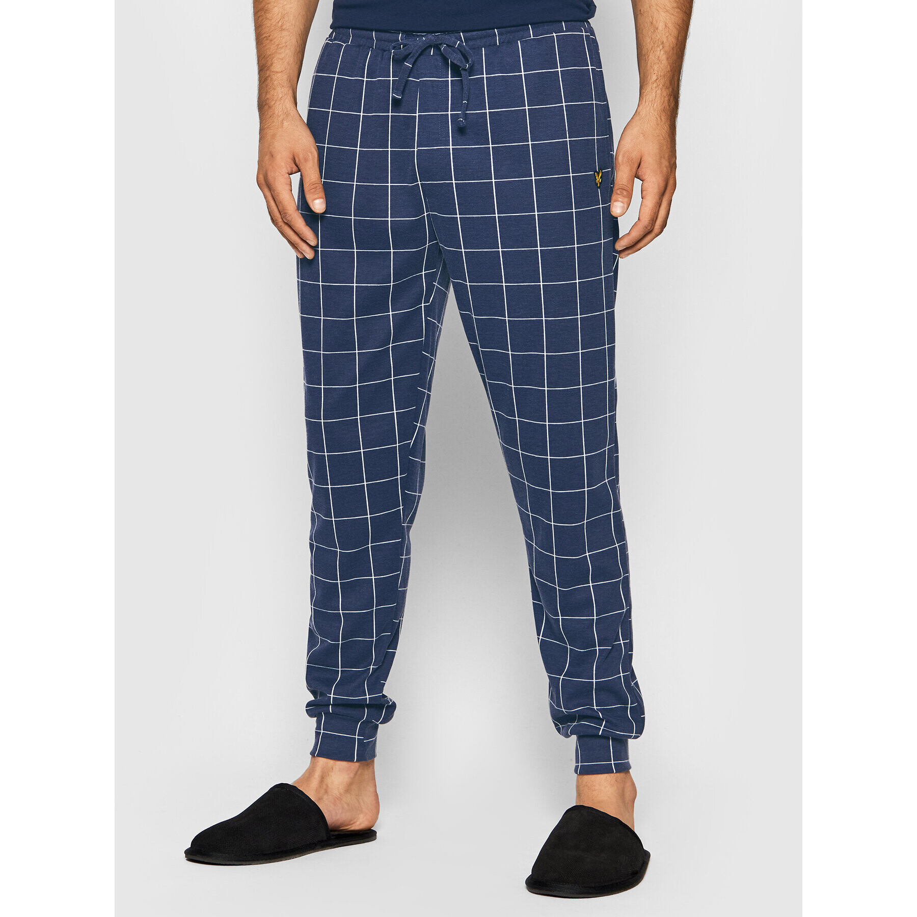 Lyle & Scott Pijama Dominic LSLSET947 Bleumarin - Pled.ro