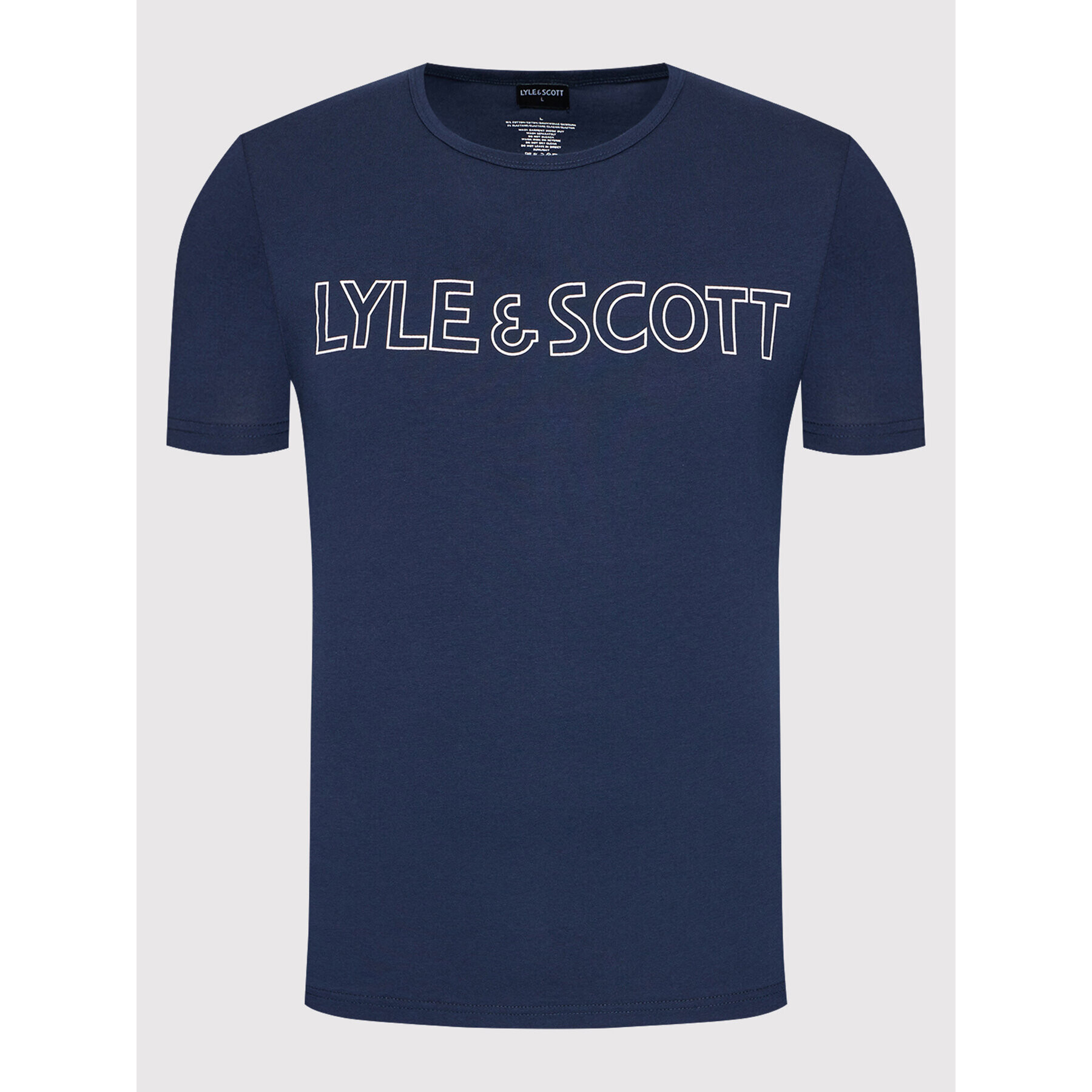 Lyle & Scott Pijama Dominic LSLSET947 Bleumarin - Pled.ro