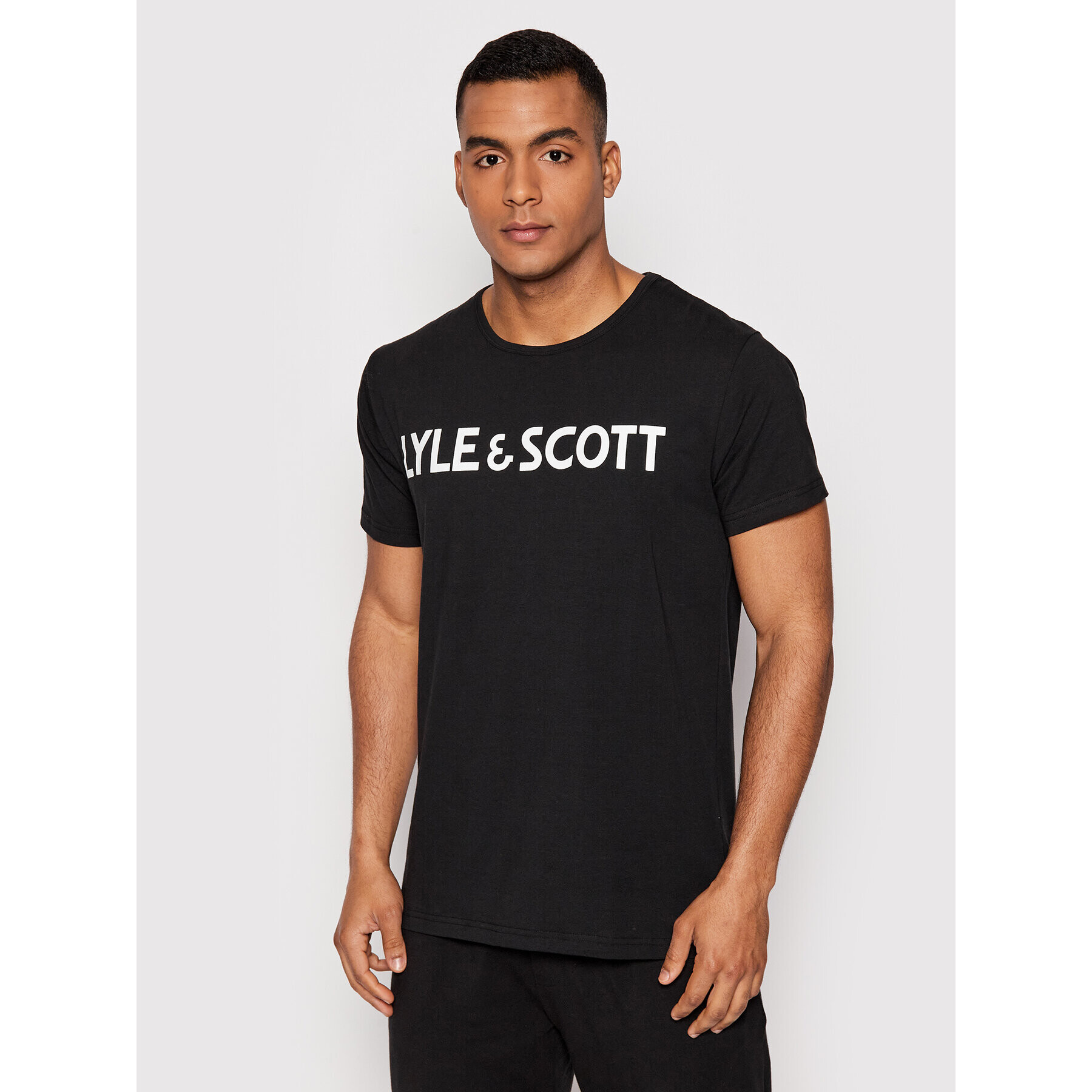 Lyle & Scott Pijama Eric LSLSET972 Negru Regular Fit - Pled.ro