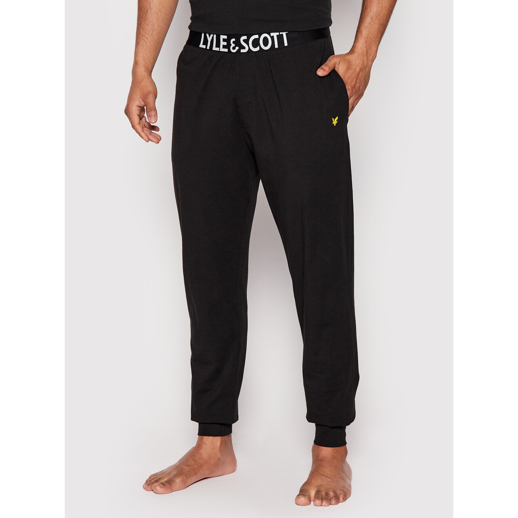 Lyle & Scott Pijama Eric LSLSET972 Negru Regular Fit - Pled.ro