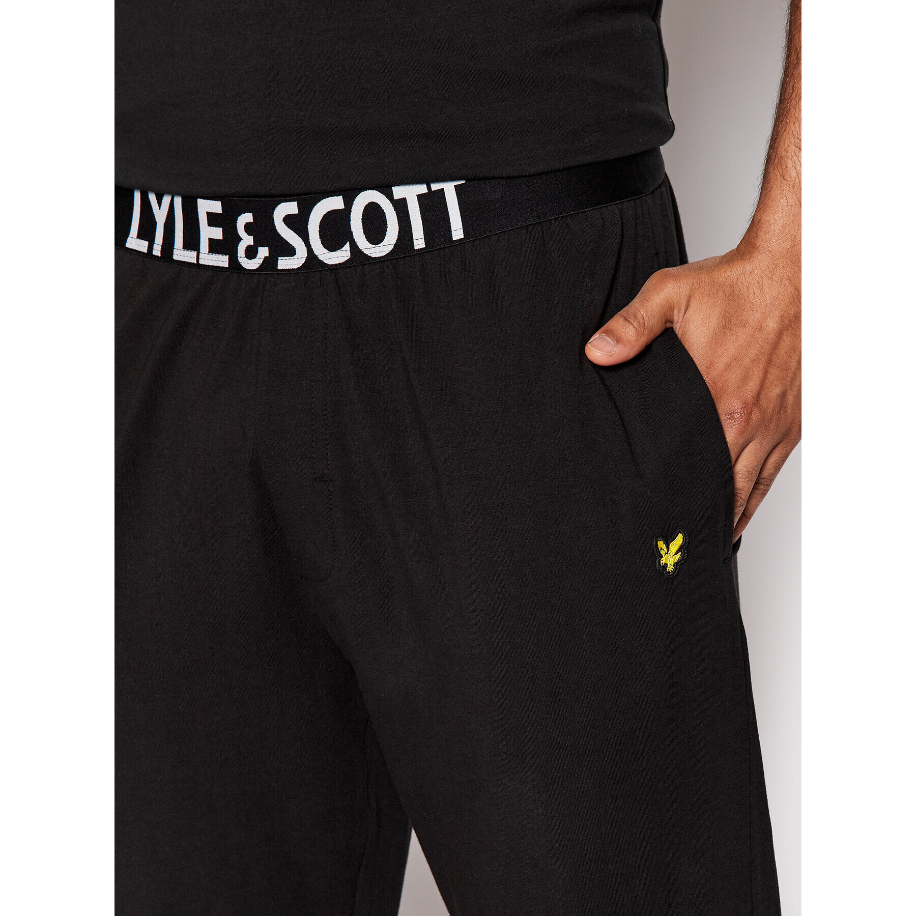 Lyle & Scott Pijama Eric LSLSET972 Negru Regular Fit - Pled.ro