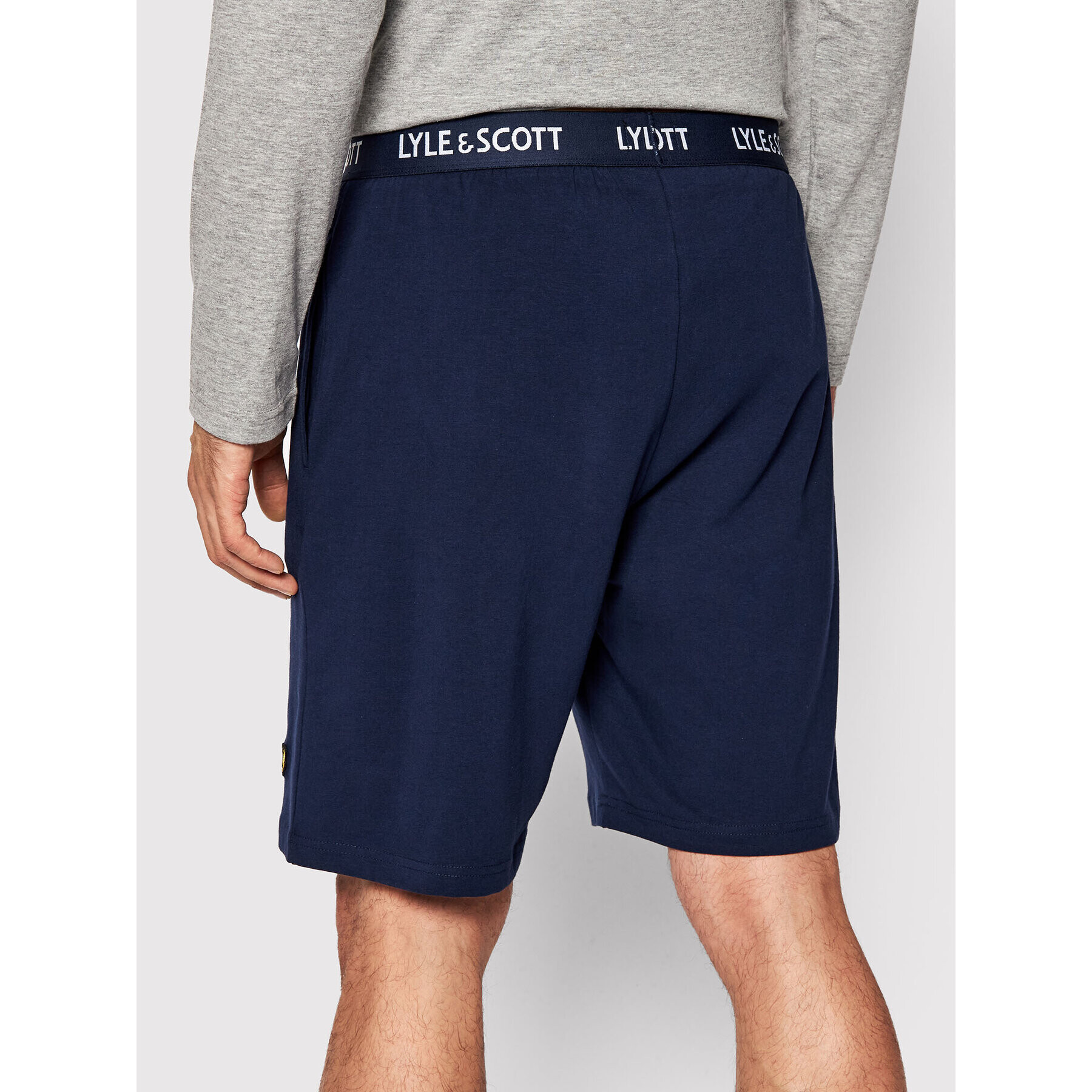 Lyle & Scott Pijama Hugo LSLSET921 Gri - Pled.ro