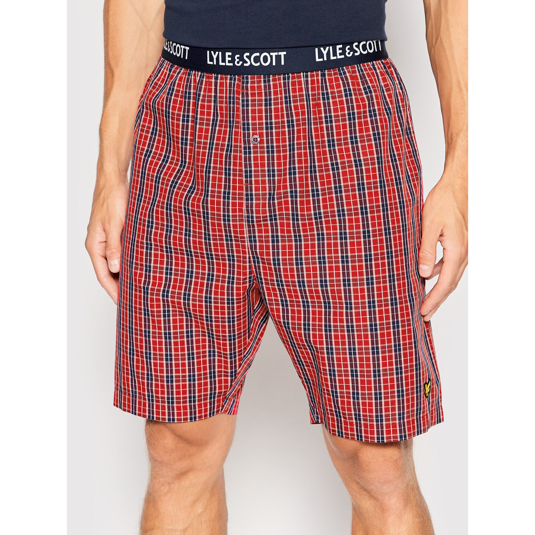 Lyle & Scott Pijama Kyle LSLSET903 Colorat Regular Fit - Pled.ro