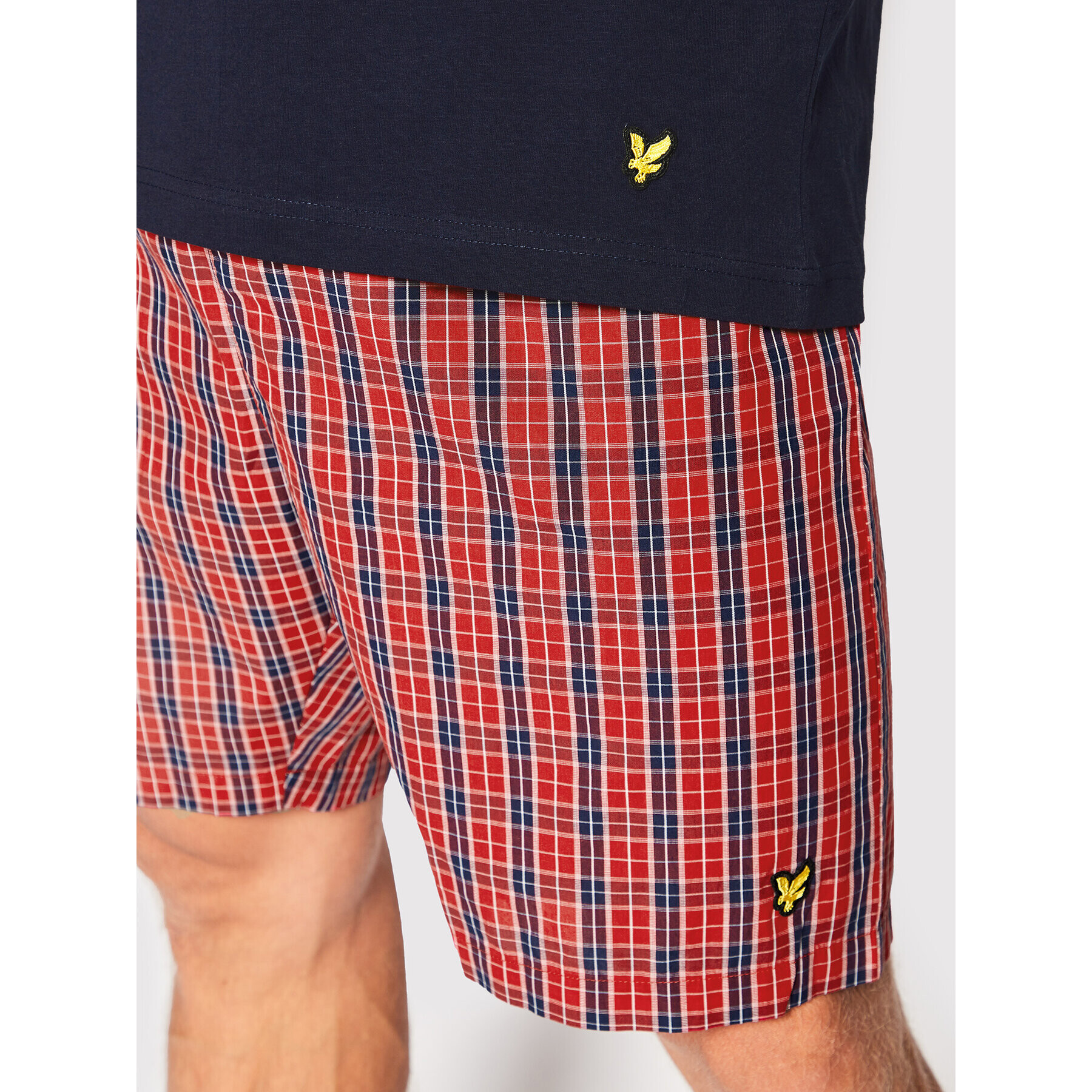 Lyle & Scott Pijama Kyle LSLSET903 Colorat Regular Fit - Pled.ro