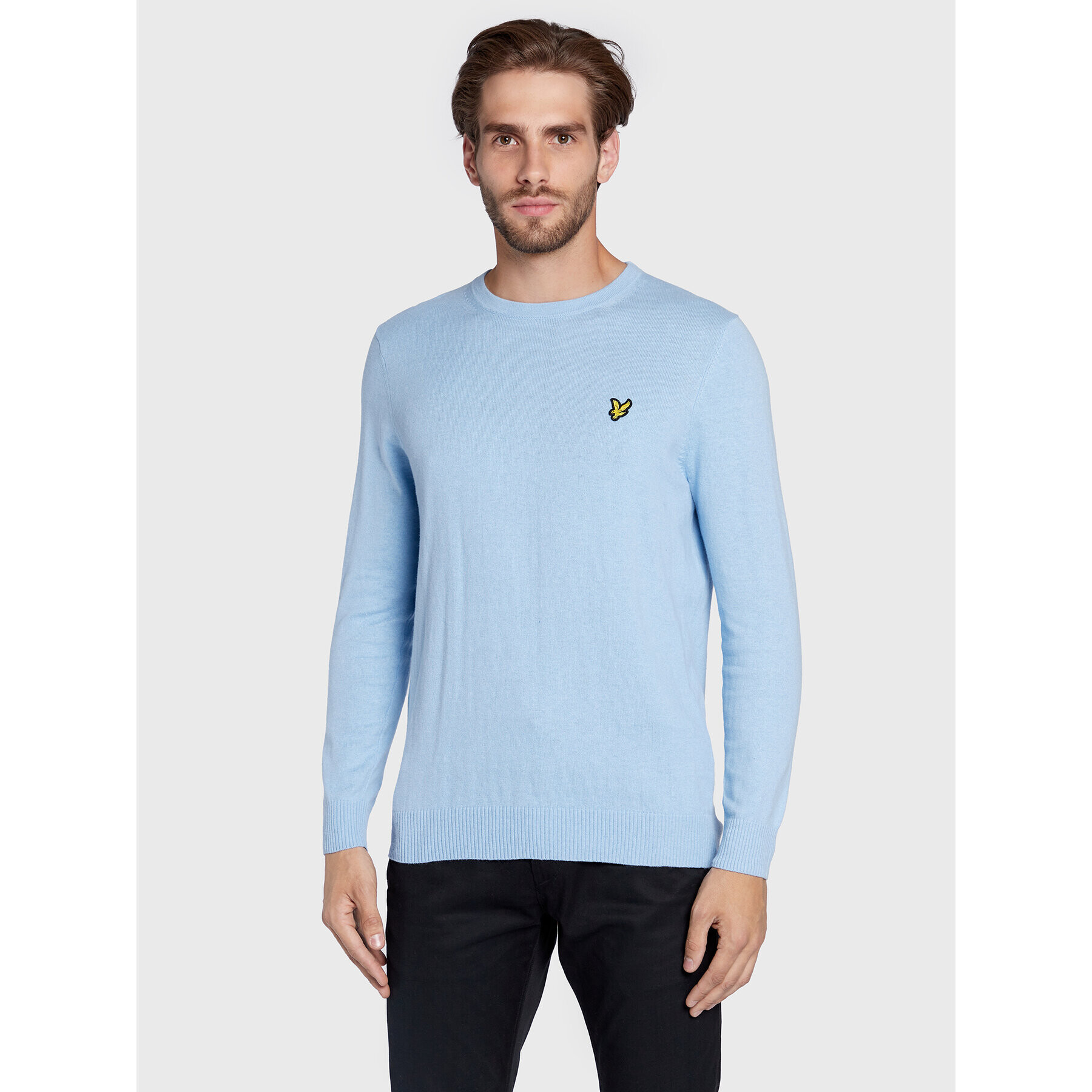 Lyle & Scott Pulover KN400VC Albastru Regular Fit - Pled.ro