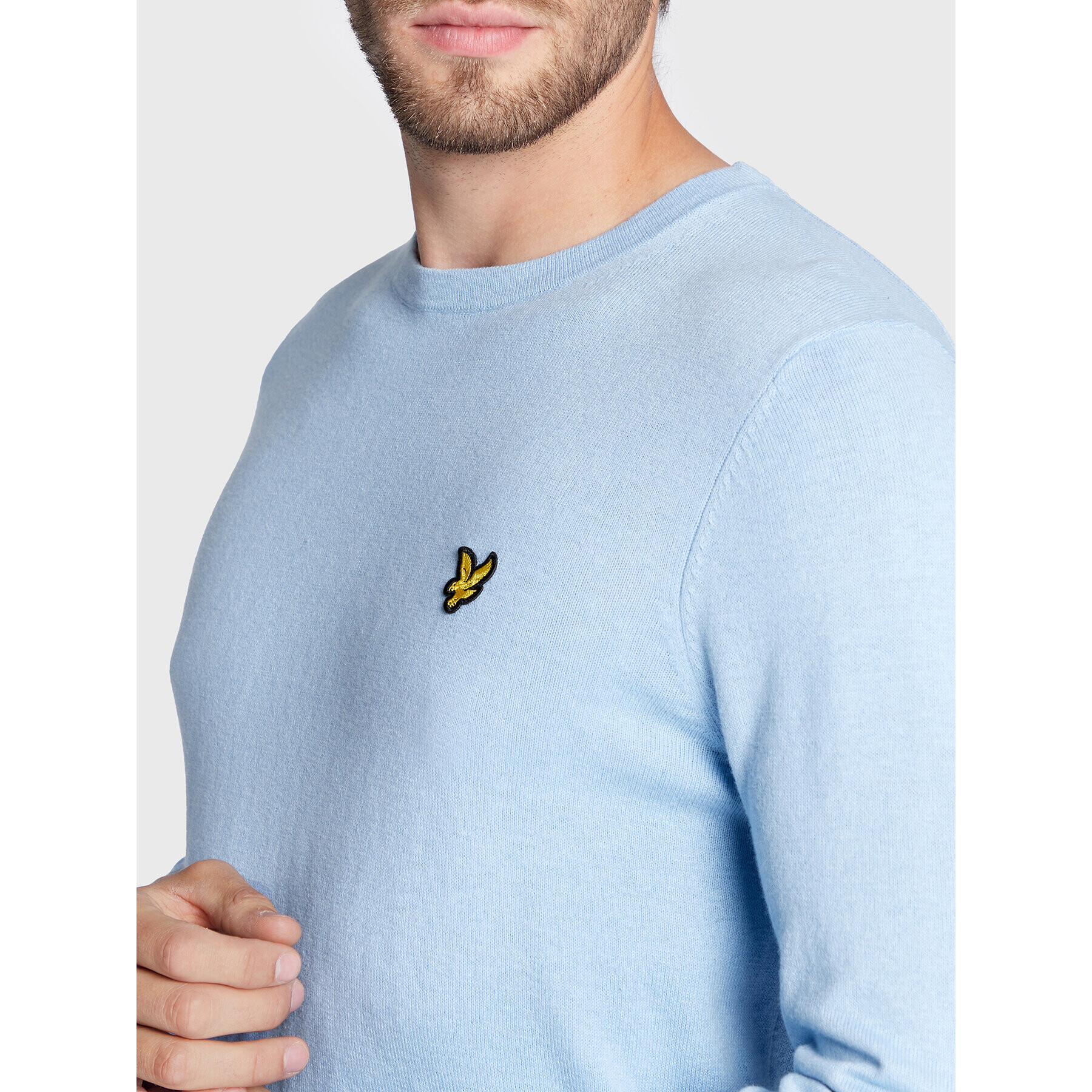 Lyle & Scott Pulover KN400VC Albastru Regular Fit - Pled.ro