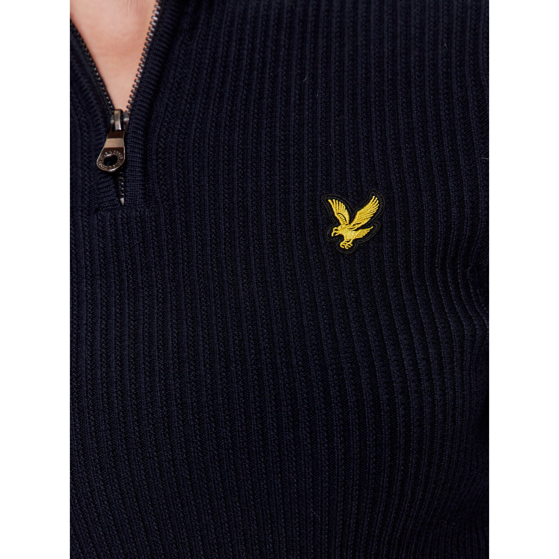 Lyle & Scott Pulover KNW1801V Bleumarin Regular Fit - Pled.ro