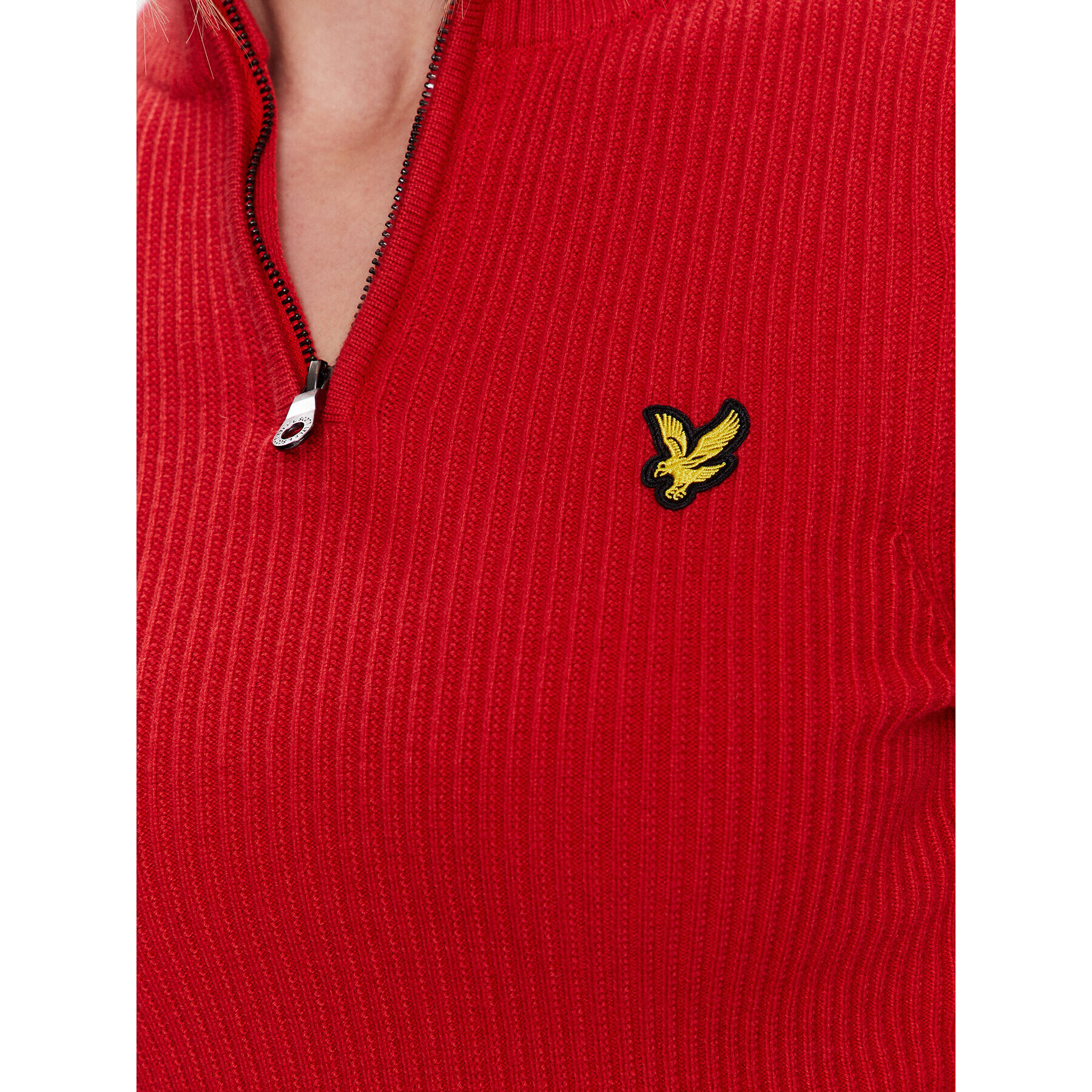 Lyle & Scott Pulover KNW1801V Roșu Regular Fit - Pled.ro