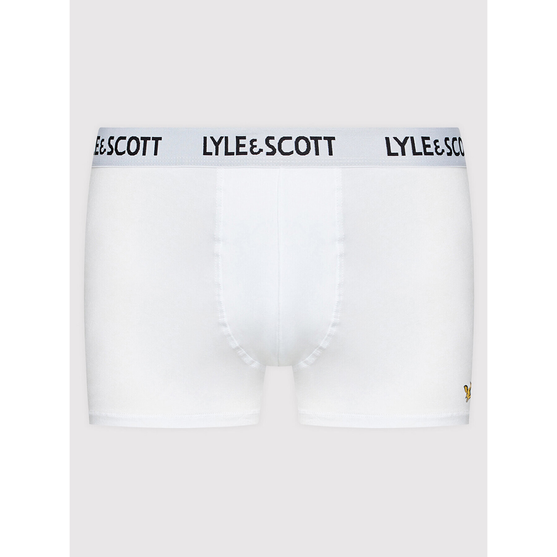 Lyle & Scott Set 3 perechi de boxeri Barclay LSUWTC001 Alb - Pled.ro